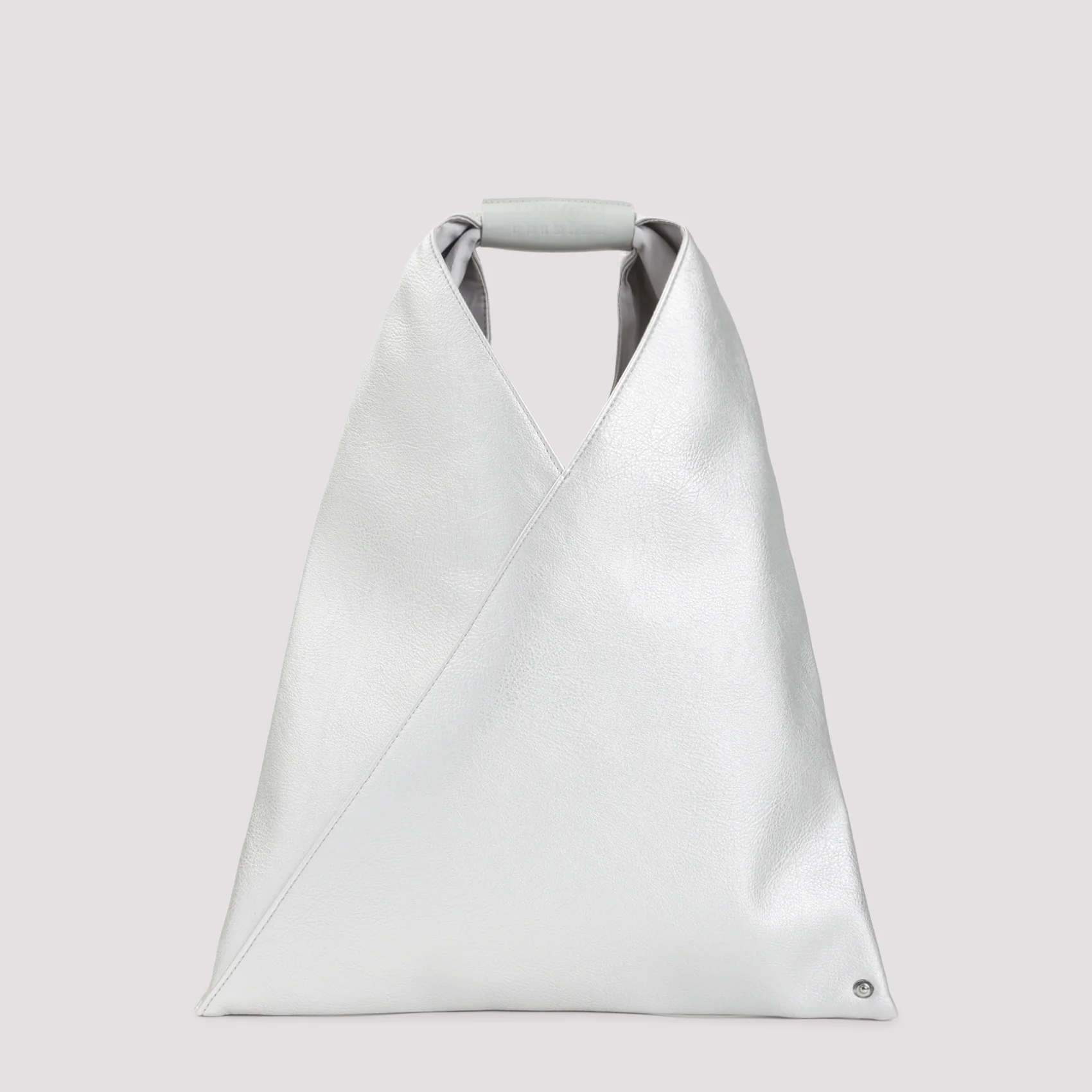 Mm6 Maison Margiela Mini Metallic Japanese Handbag - 32cm x 27.5cm - Image 4
