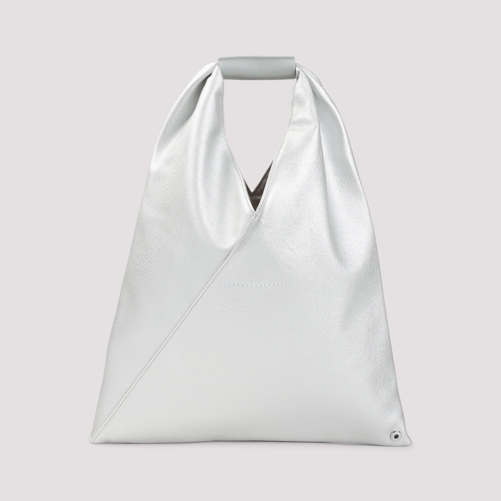 Mm6 Maison Margiela Mini Metallic Japanese Handbag - 32cm x 27.5cm - Image 7