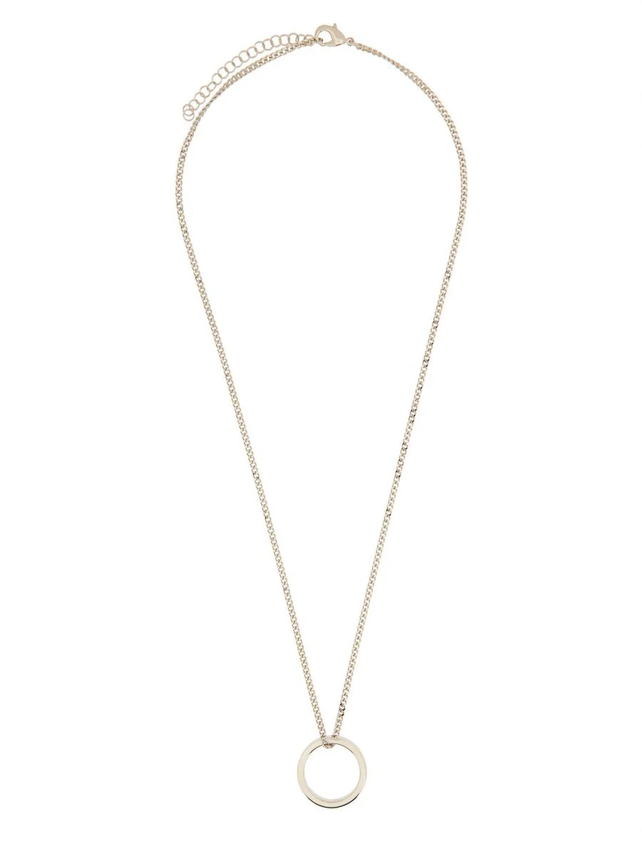 Mm6 Maison Margiela Minimal Logo 6mm Pendant Ring for Men - Image 2
