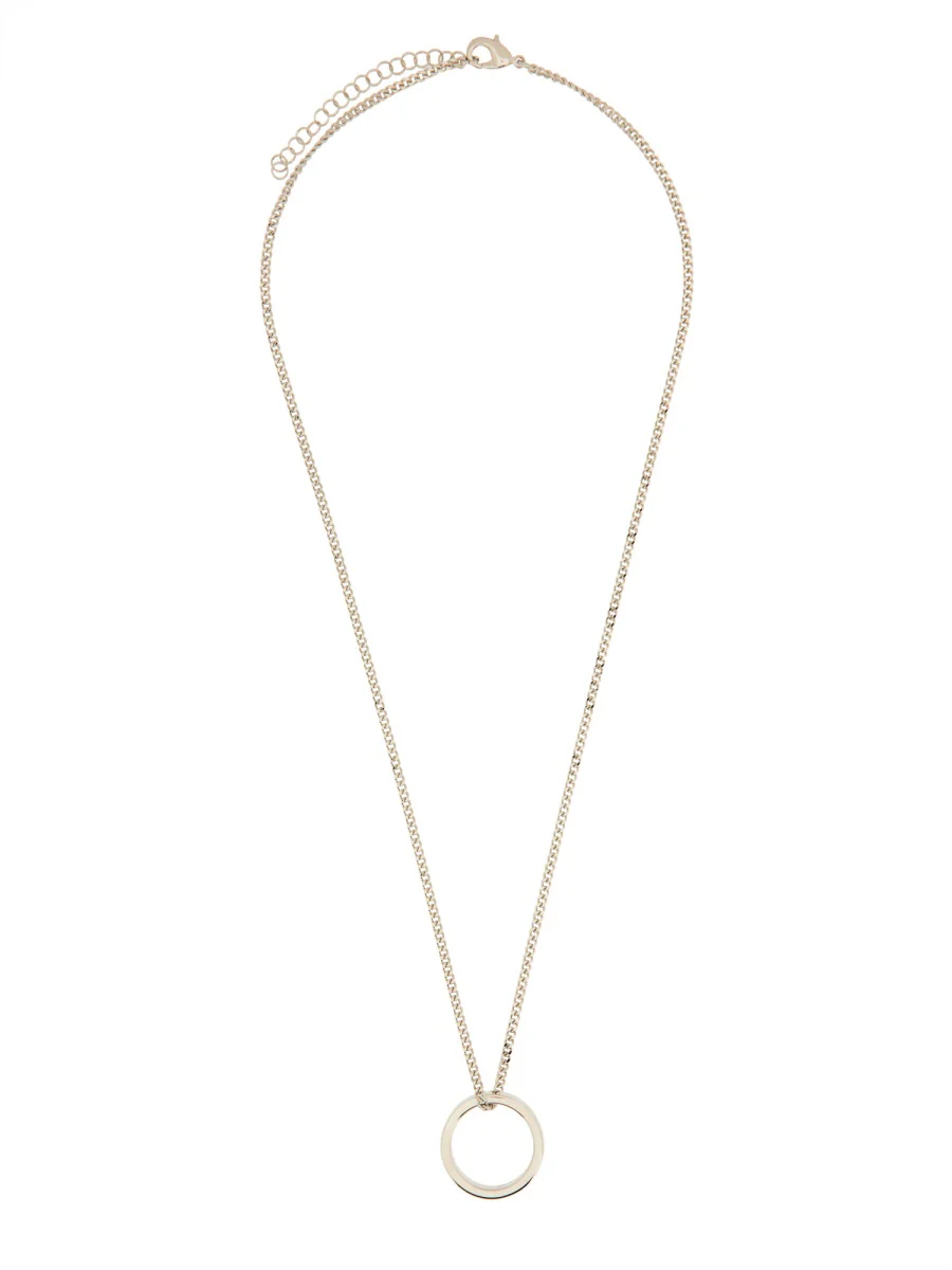 Mm6 Maison Margiela Minimal Logo 6mm Pendant Ring for Men - Image 3