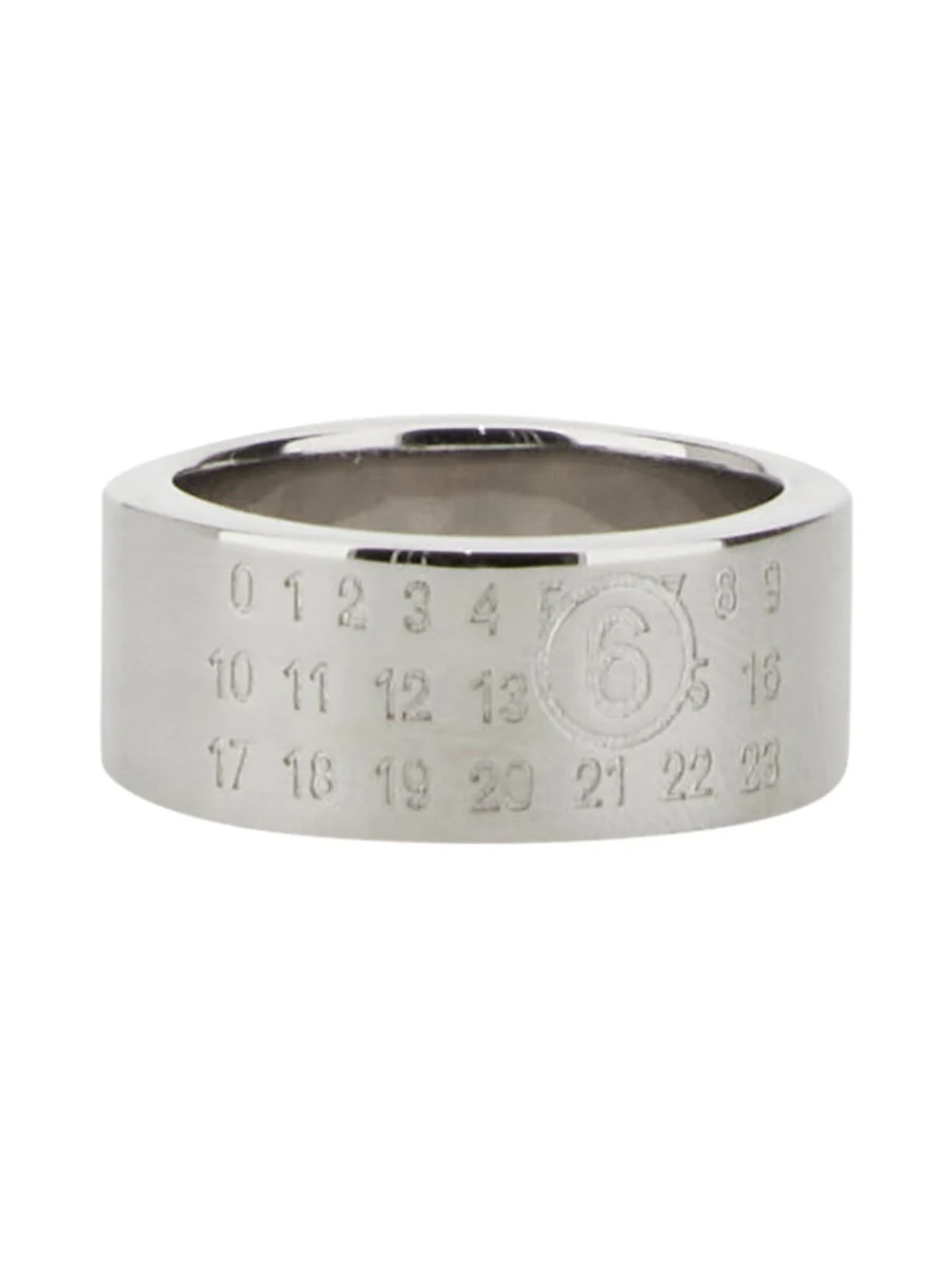 MM6 MAISON MARGIELA Minimal Logo 8mm Ring - Image 2