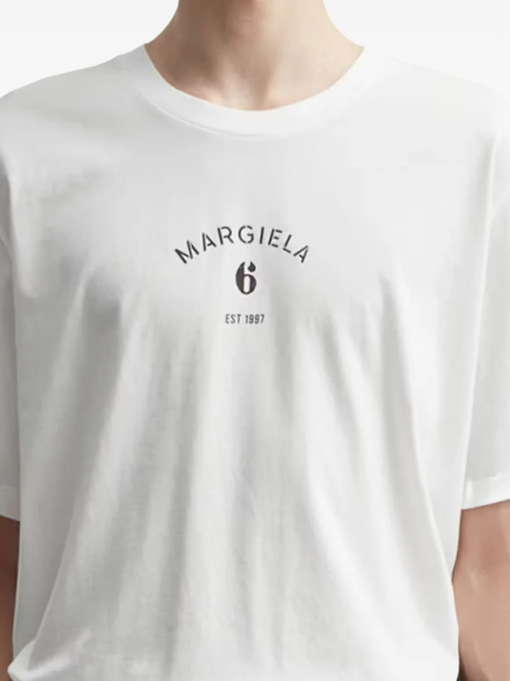 Mm6 Maison Margiela Minimalist T-Shirt for Men - SS26 Collection - Image 3