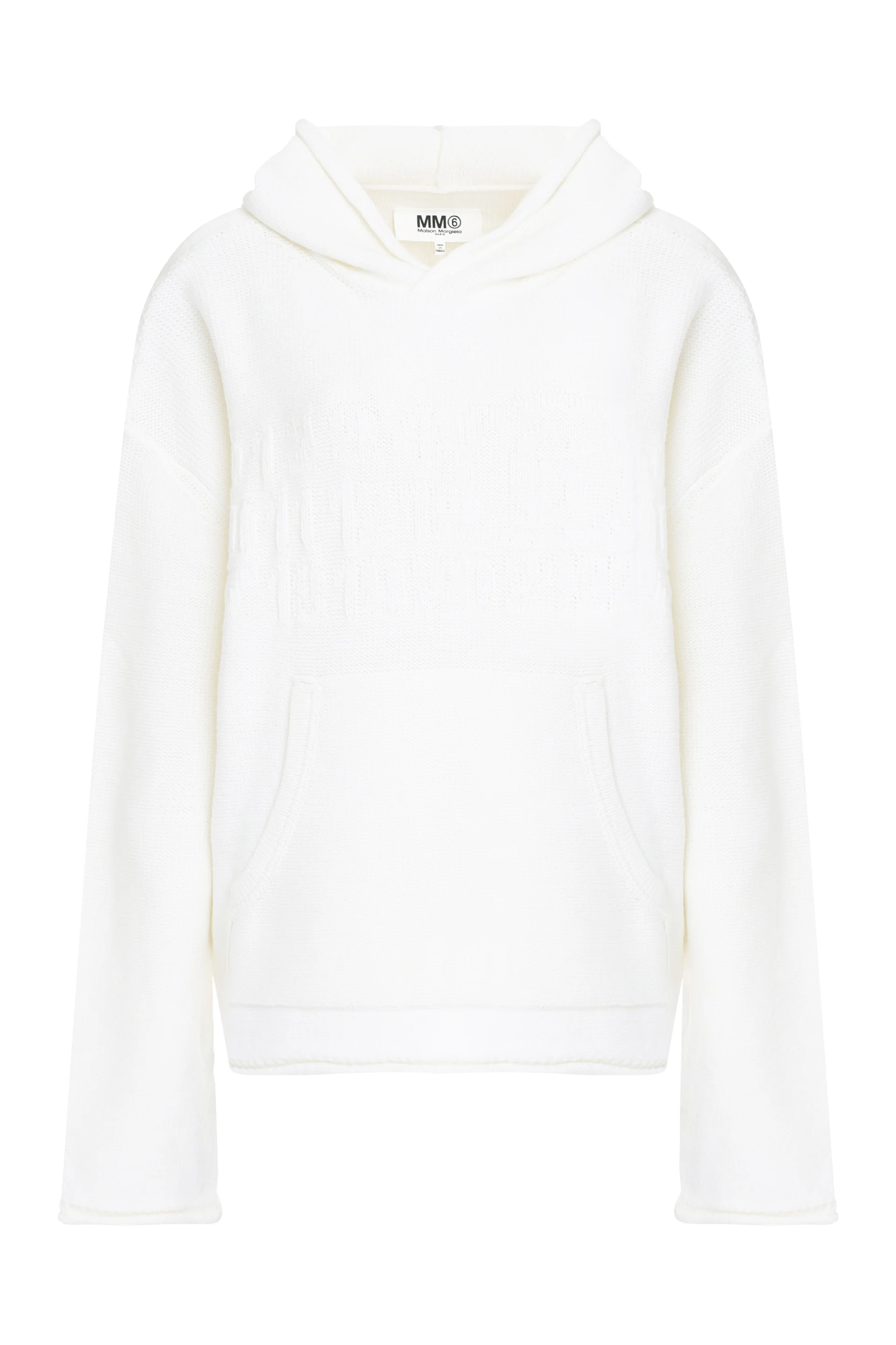 MM6 MAISON MARGIELA Number-motif Knitted Hoodie