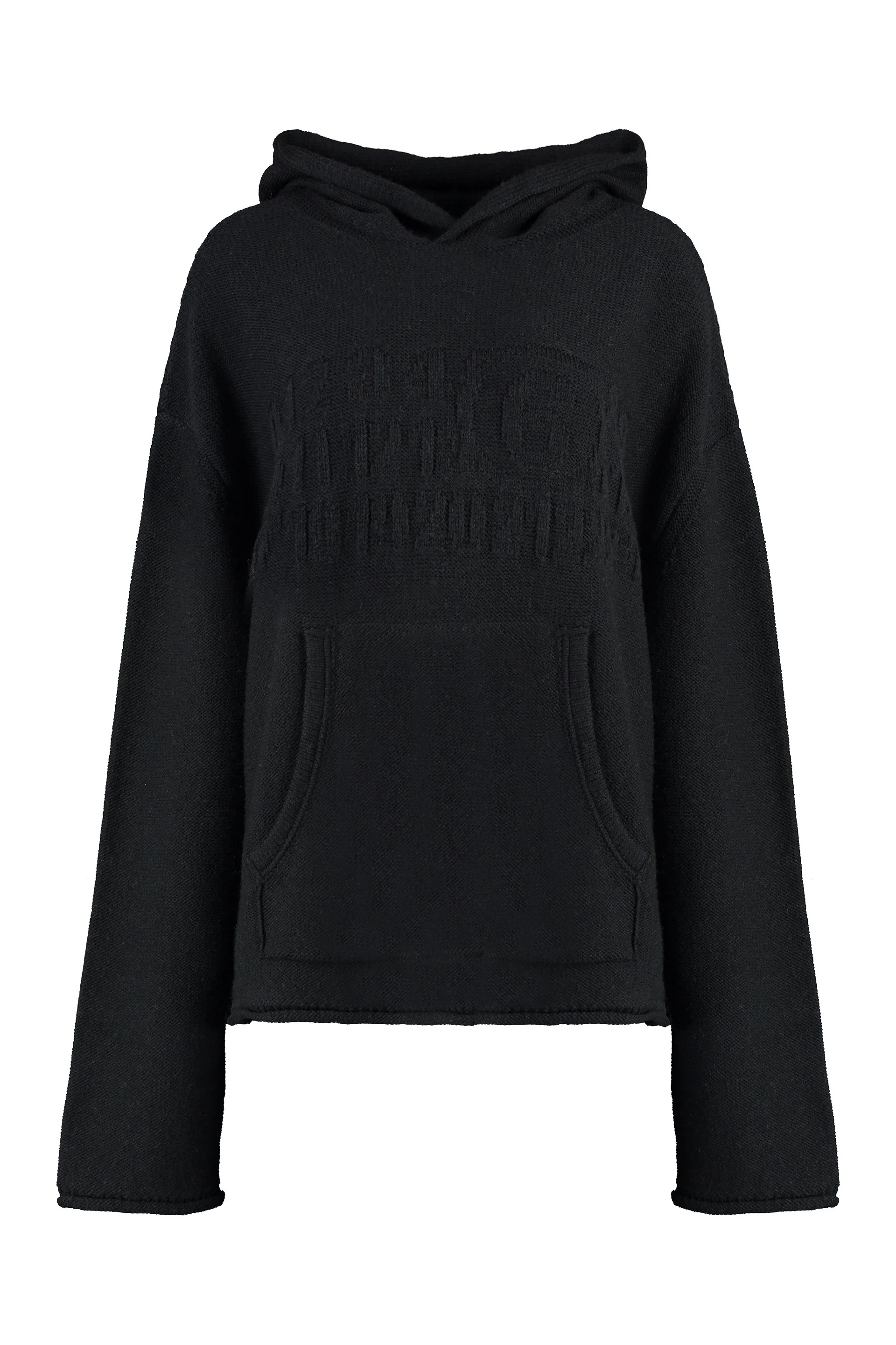 MM6 MAISON MARGIELA Number-motif Knitted Hoodie - Image 3