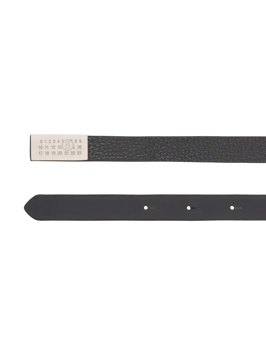 MM6 MAISON MARGIELA Numeric Leather Belt - Image 6