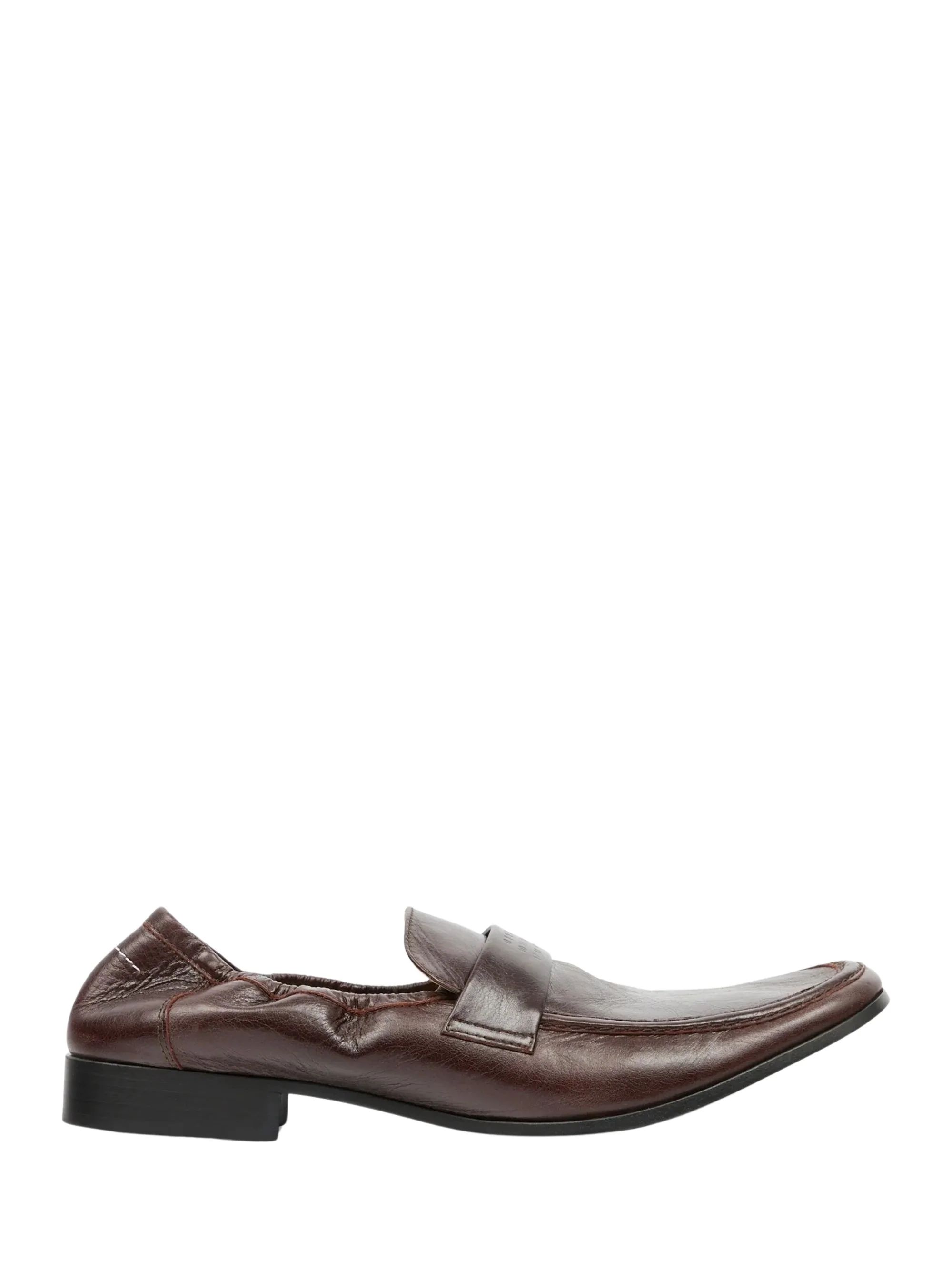 MM6 Maison Margiela Penny Strap Leather Loafers