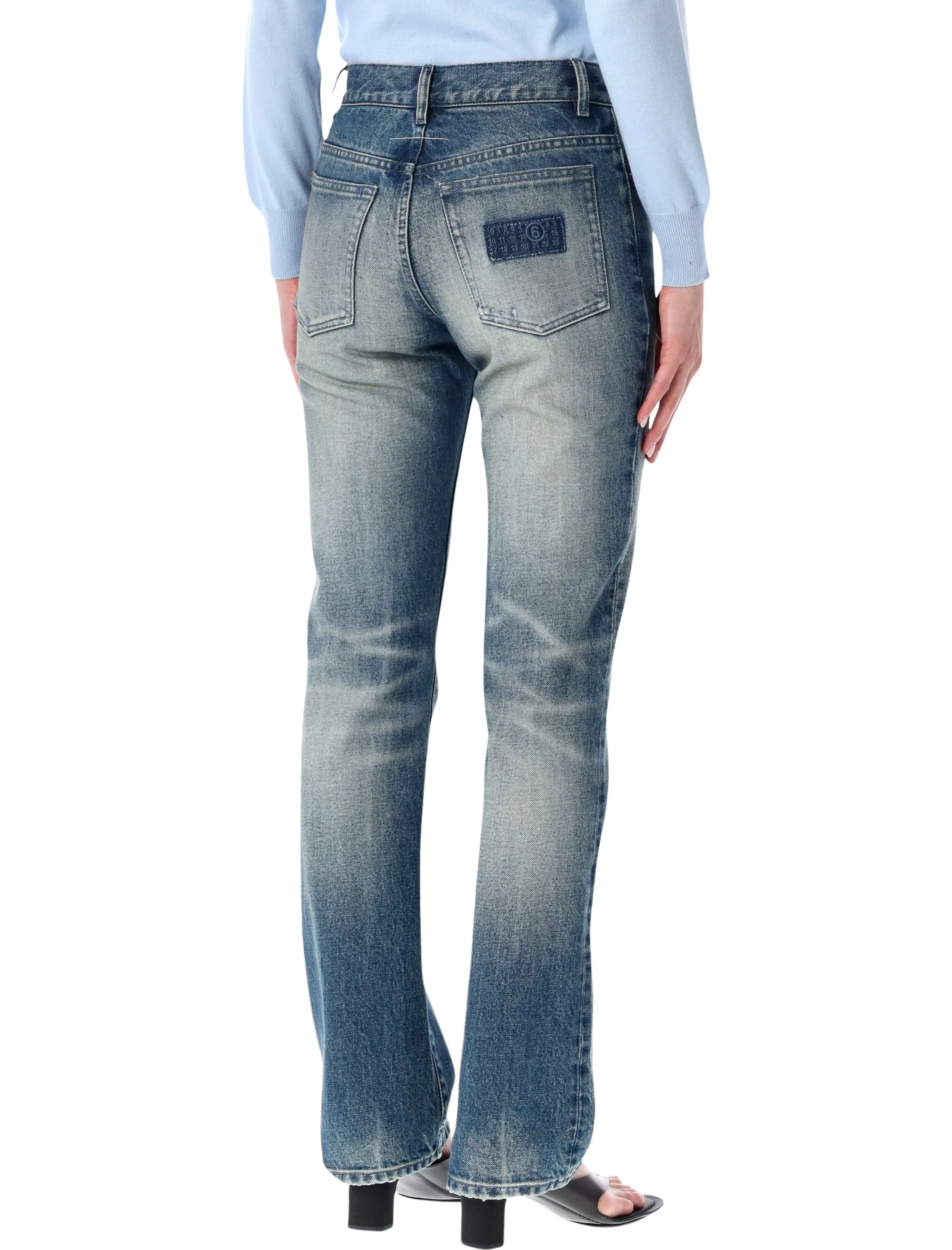 Mm6 Maison Margiela Sleek Casual Jeans for Women - Image 2