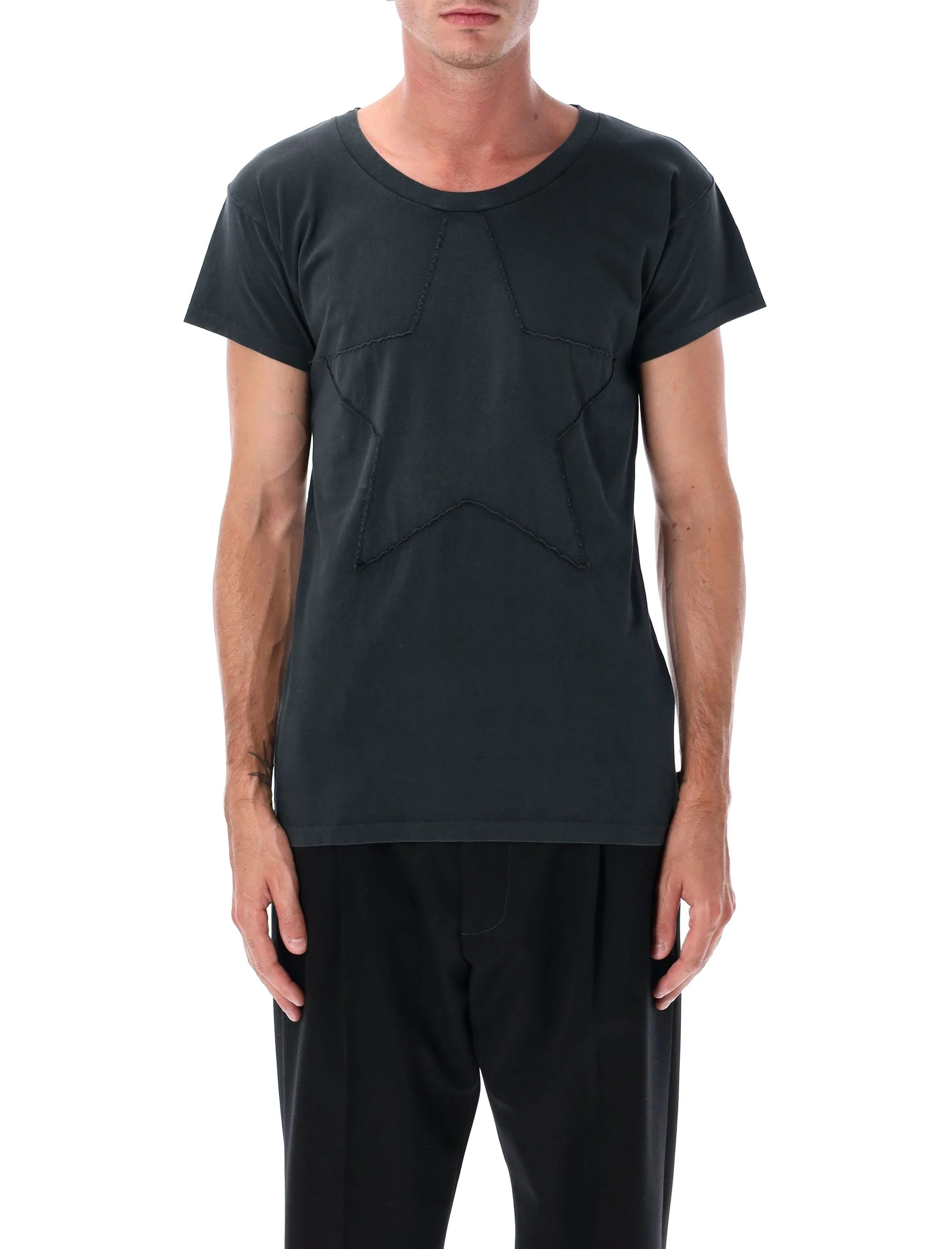 Mm6 Maison Margiela Star-appliqué Crew-neck T-shirt