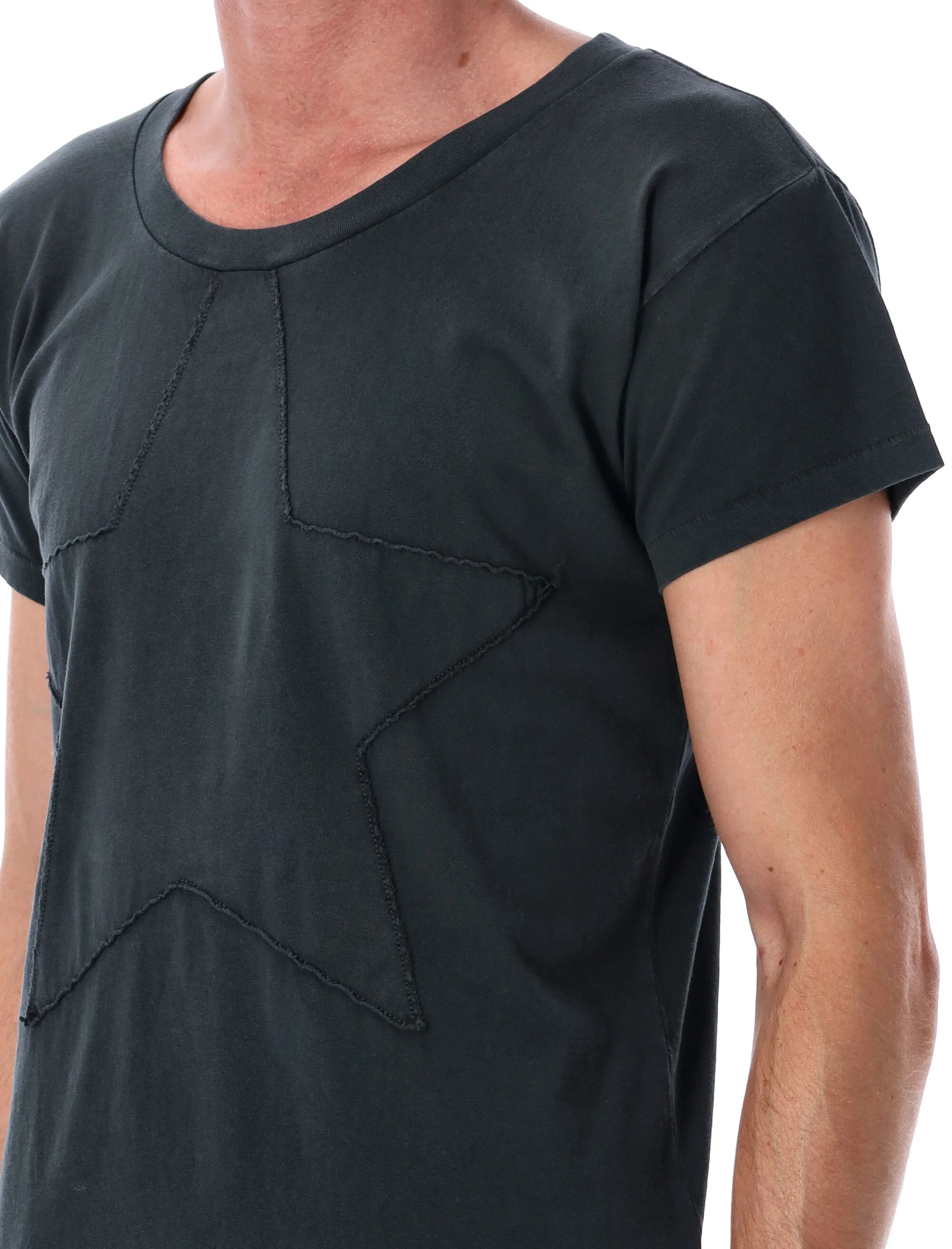 Mm6 Maison Margiela Star-appliqué Crew-neck T-shirt - Image 3