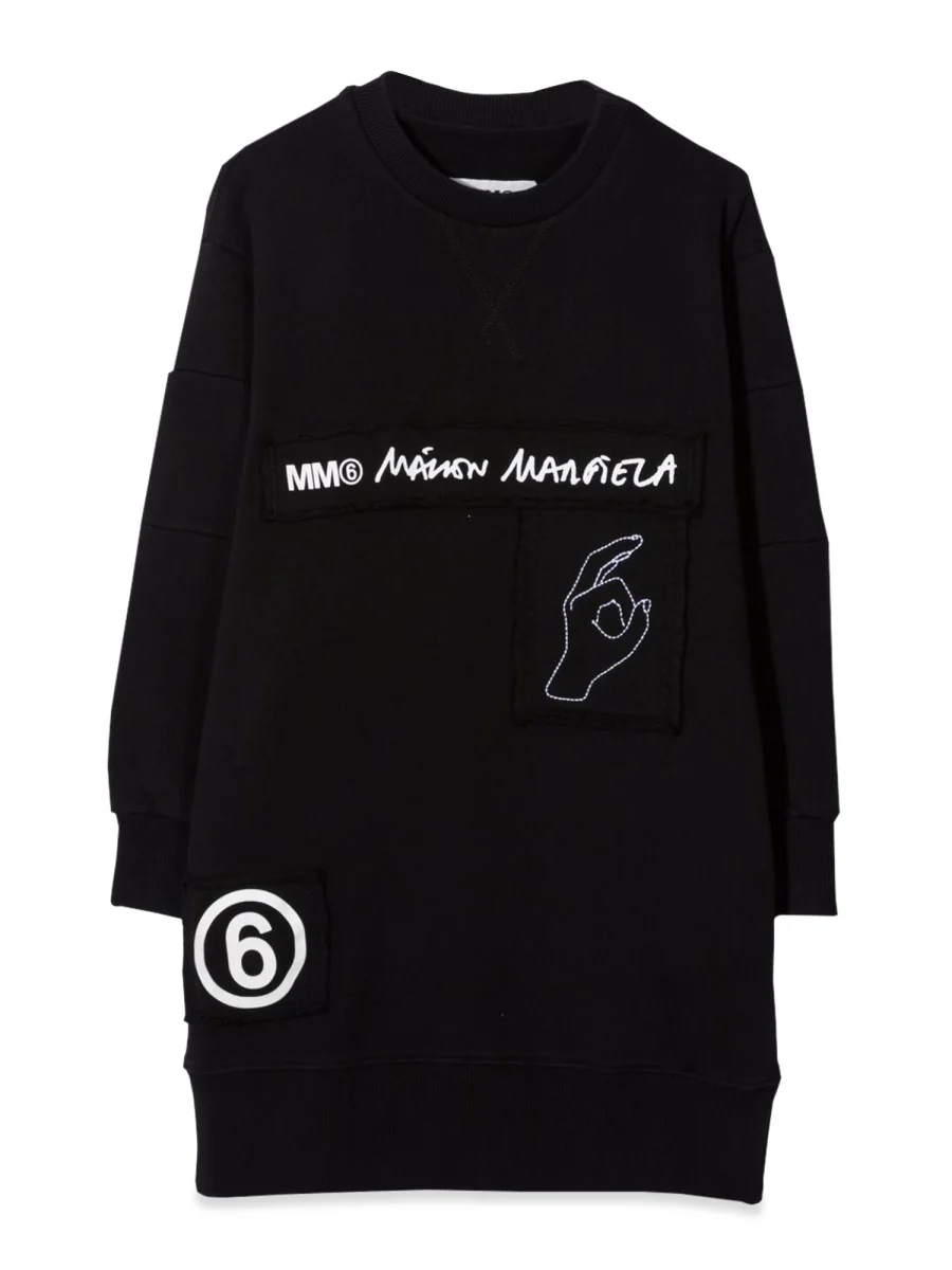MM6 MAISON MARGIELA Unisex Cotton Mini Suit for Kids - Image 2
