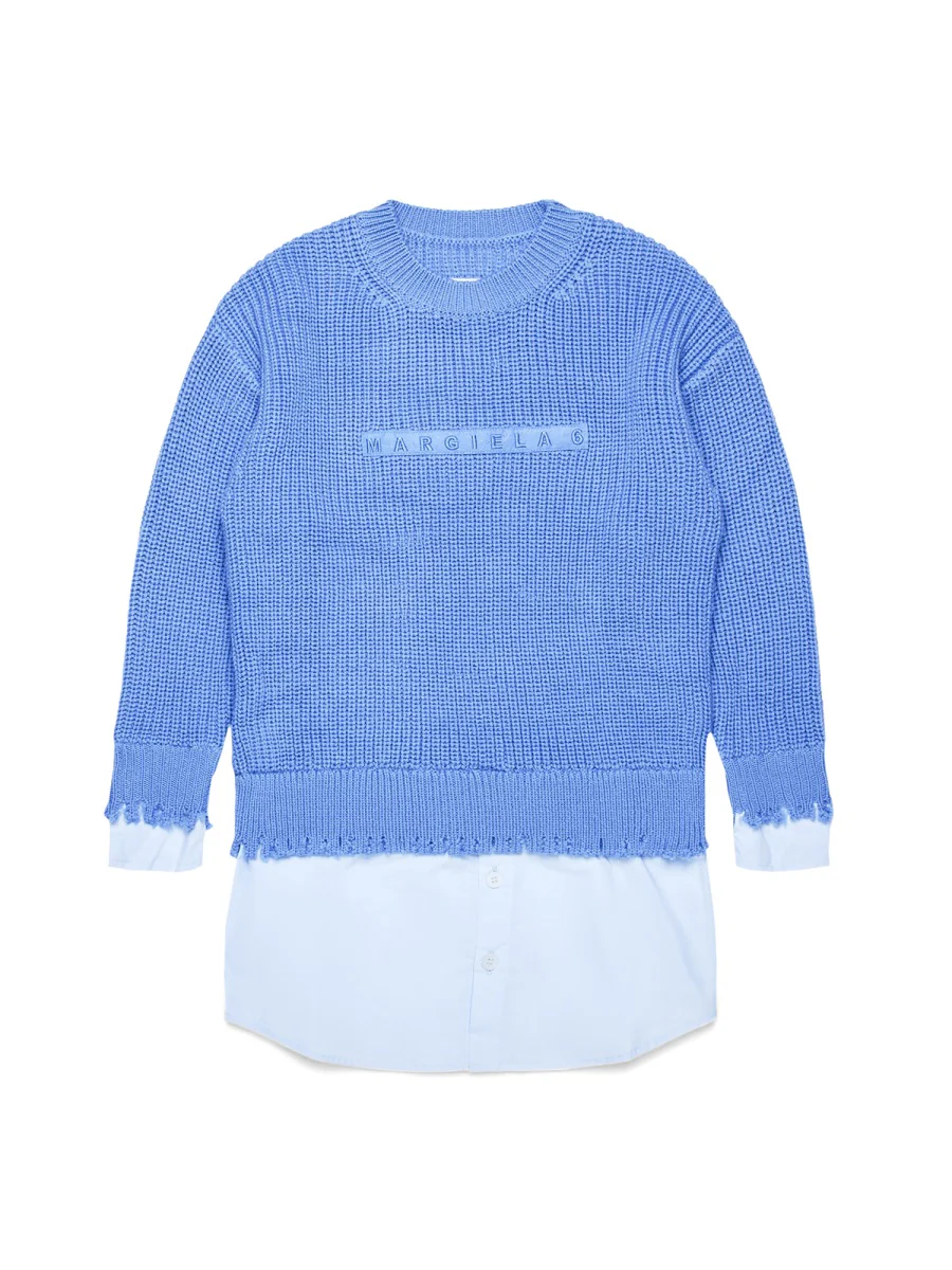 Mm6 Maison Margiela Unisex Mini Contrast T-Shirt - Image 5