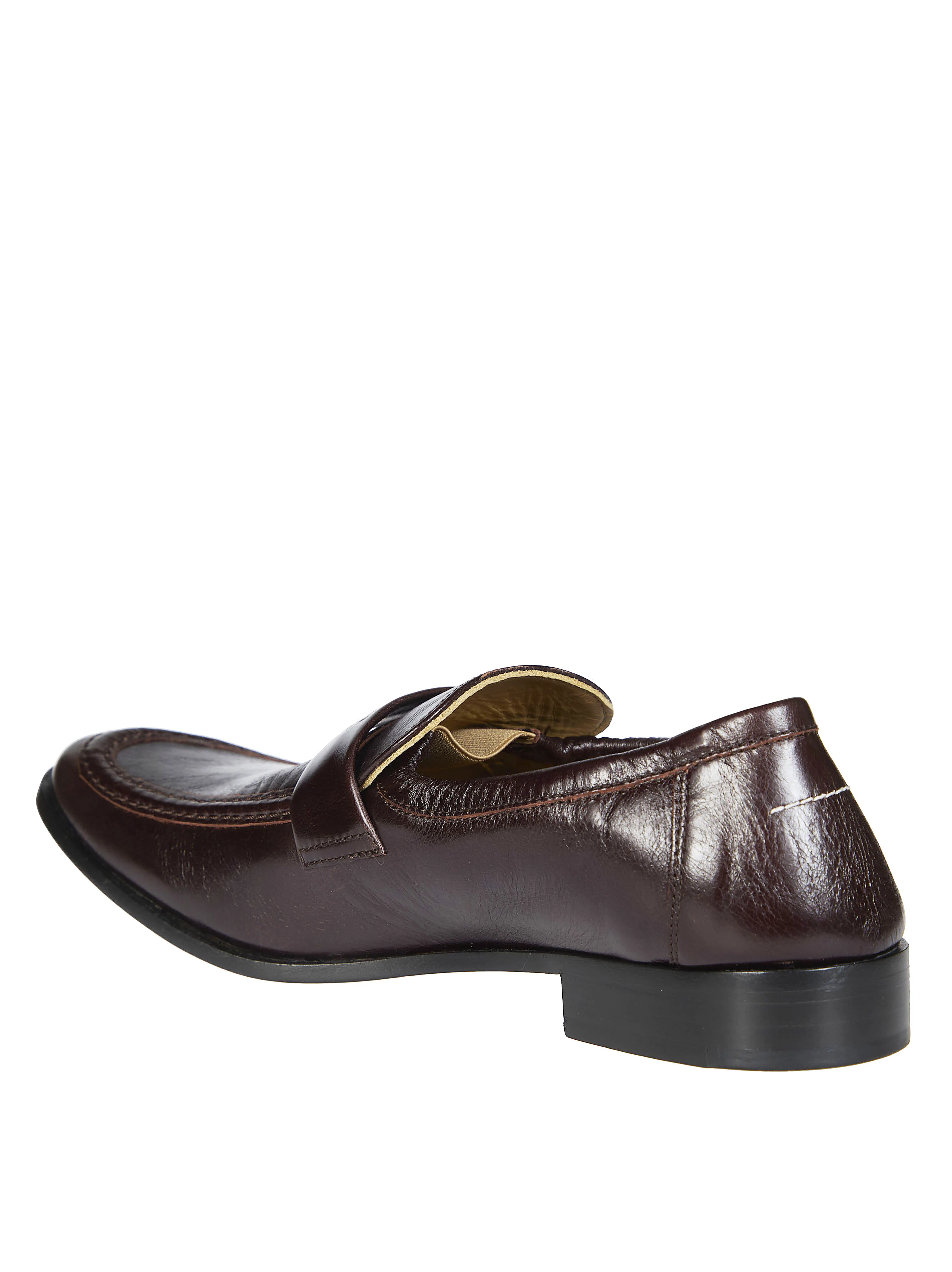 Mm6 Penny-strap Leather Loafers - Image 3