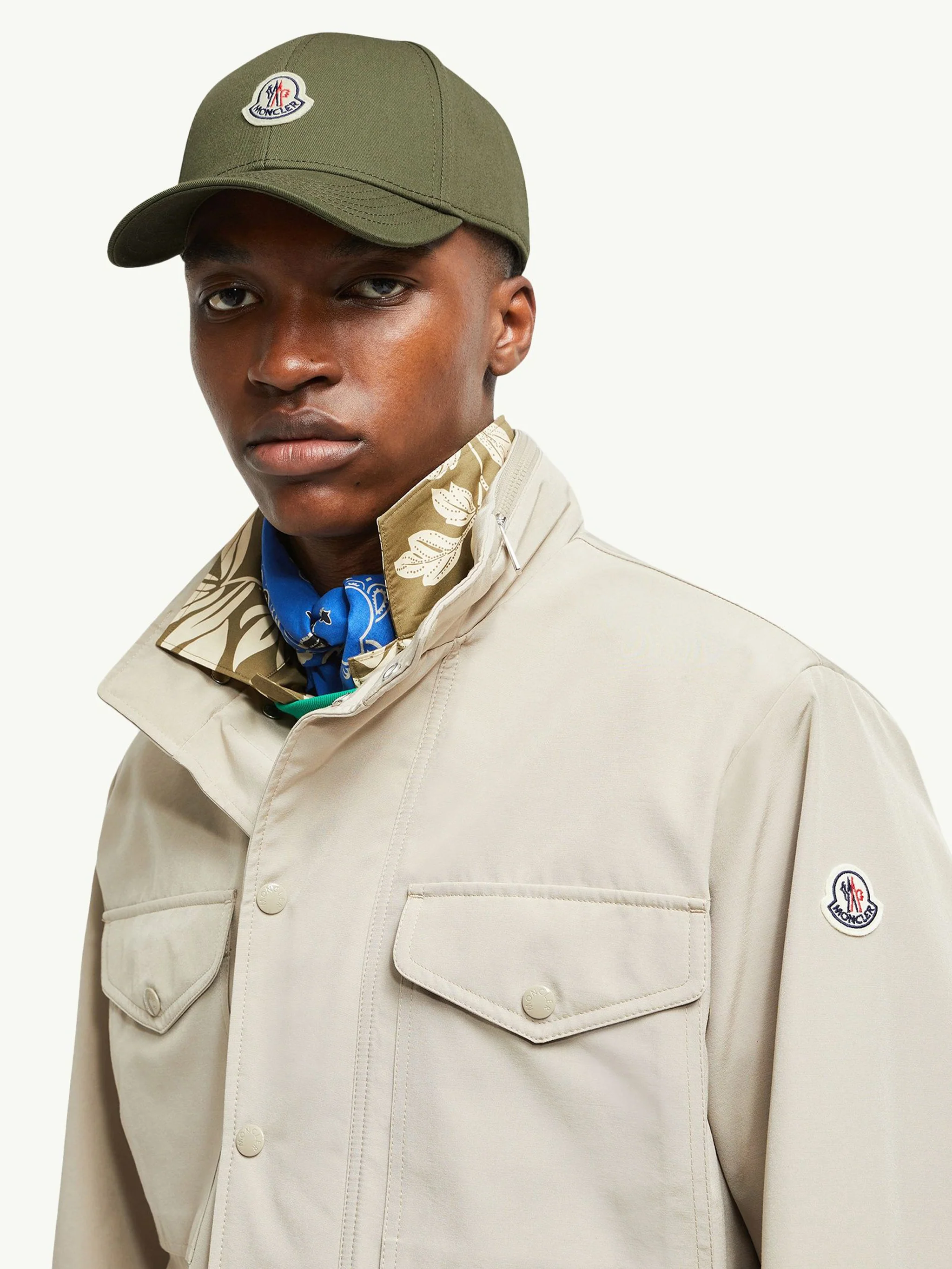 Moncler Adjustable Cotton Gabardine Bucket Hat - Image 2