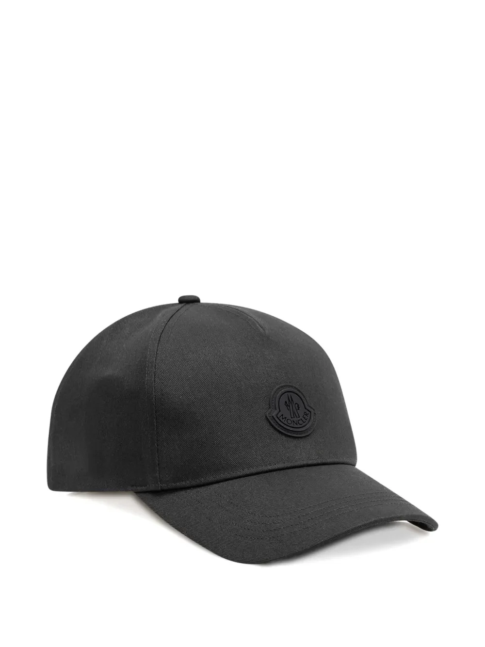 Moncler Adjustable Cotton Lined Hat with Rubber Logo Patch - Image 3