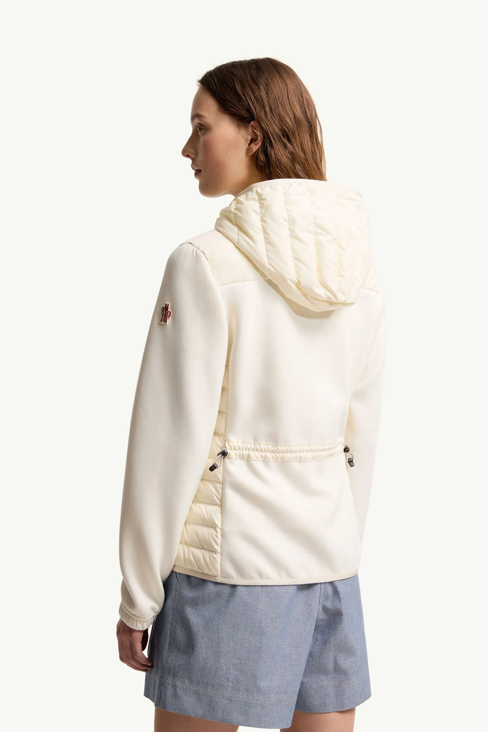 Moncler Adjustable Hood Down-Filled Front Sweater (Size S) - Image 3