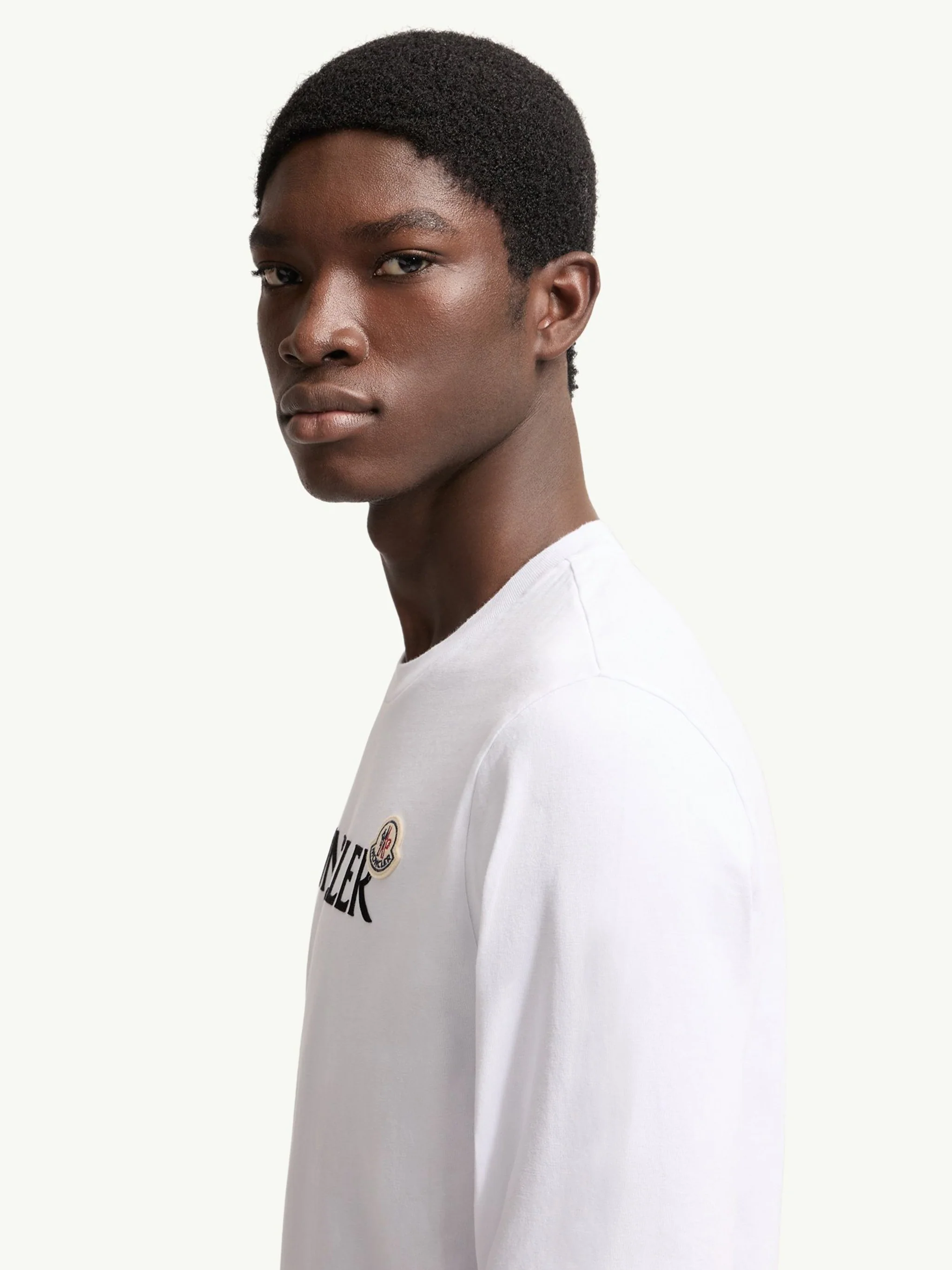 Moncler Casual Long Sleeve Graphic Tee - Size M - Image 6