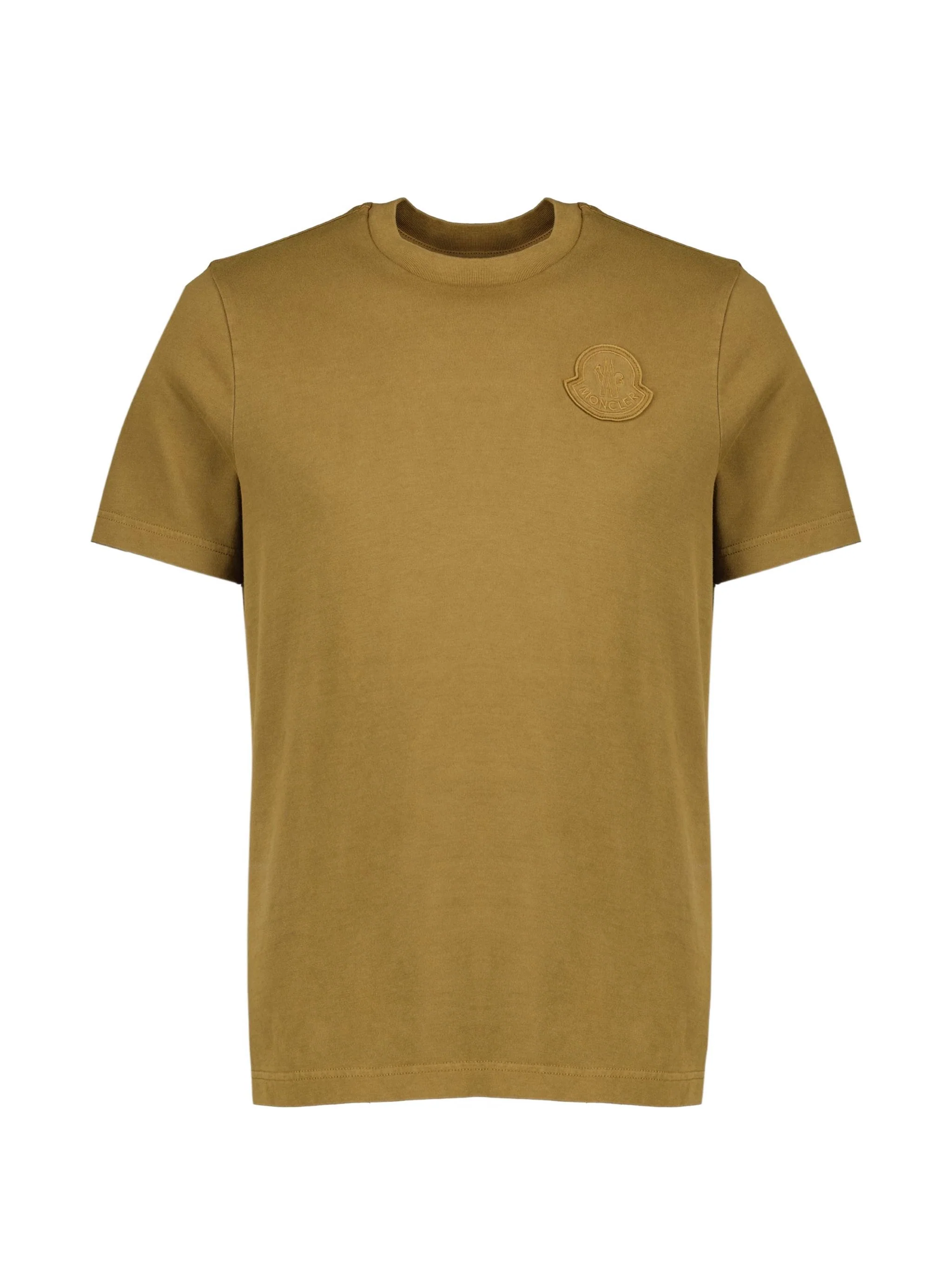 Moncler Casual Short Sleeve Cotton T-Shirt for Men