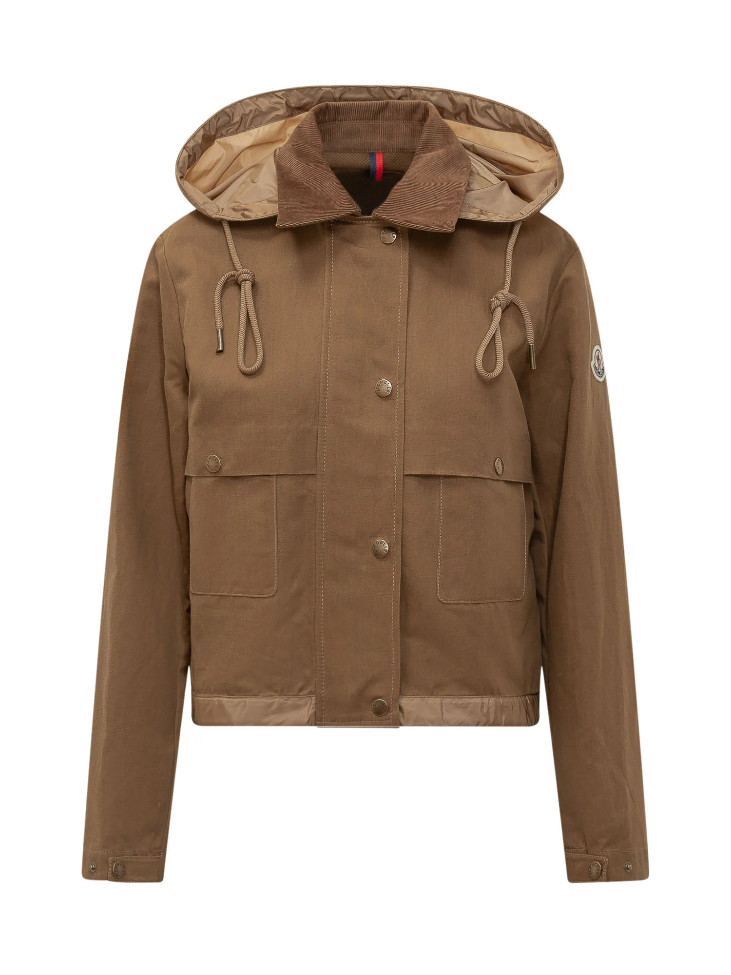Moncler Chic Jacket with Hood and Functional Pockets