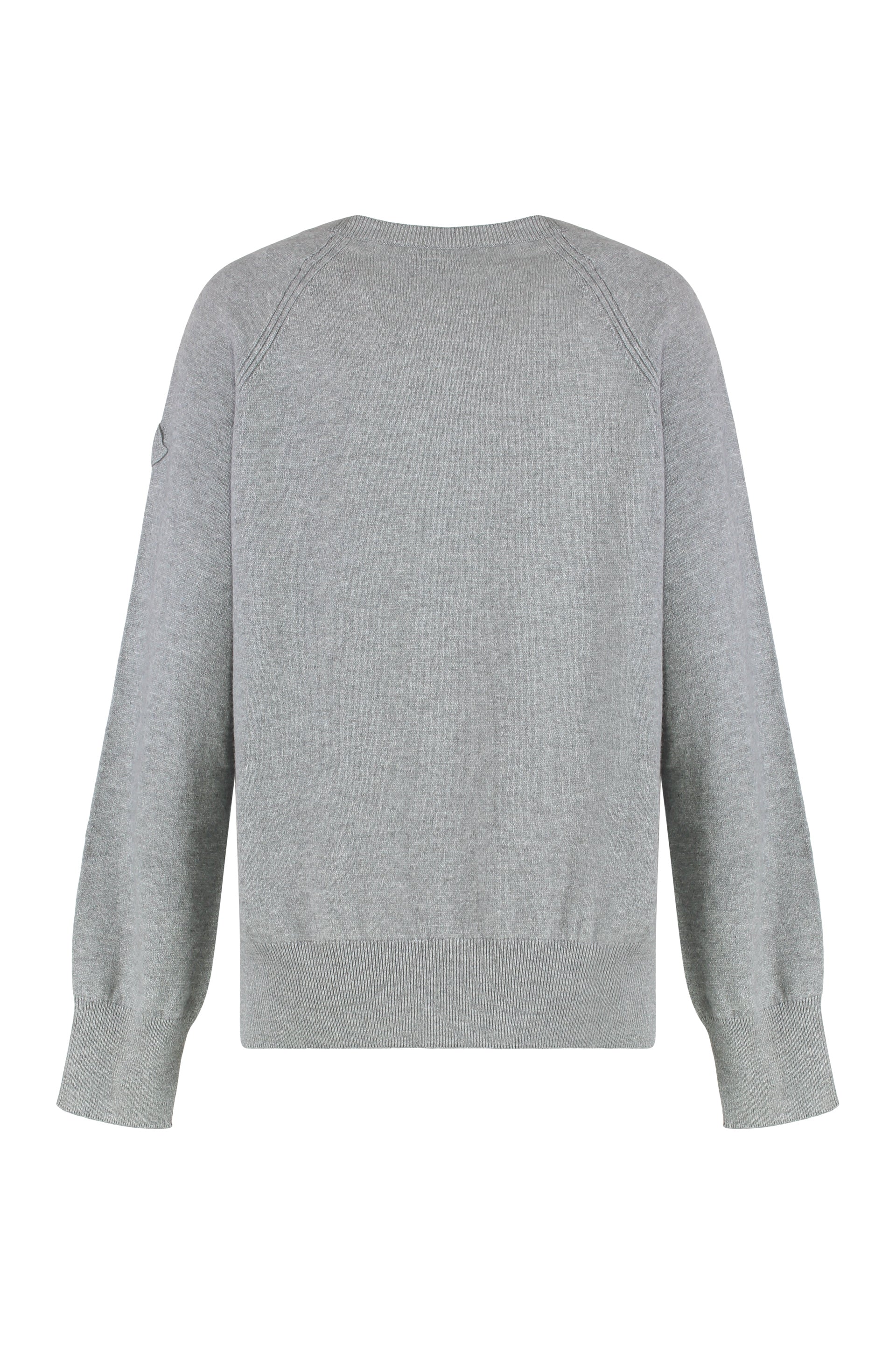 Moncler Crew Neck Cashmere Sweater - Image 2