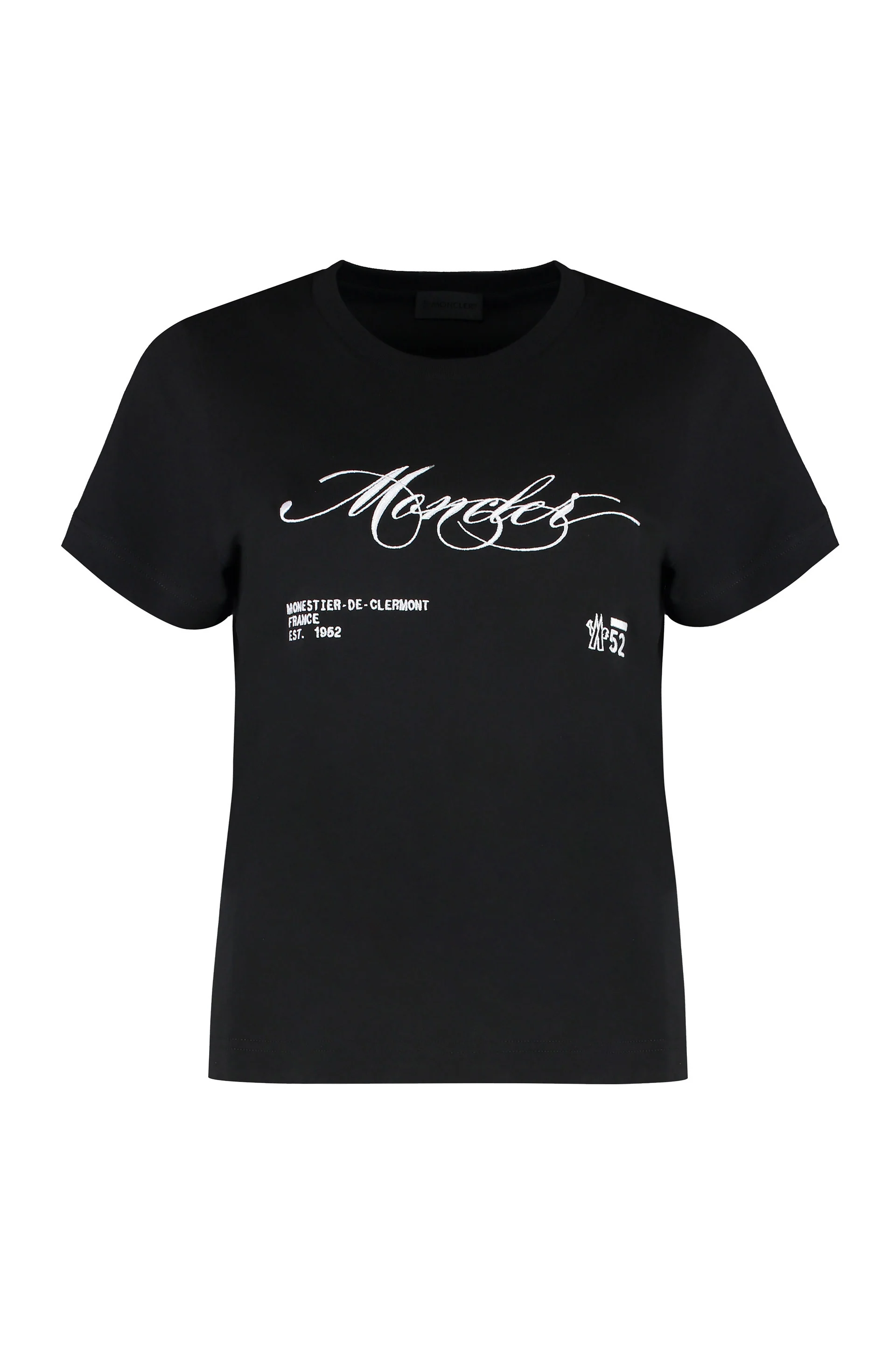 Moncler Embroidered-logo Cotton T-shirt