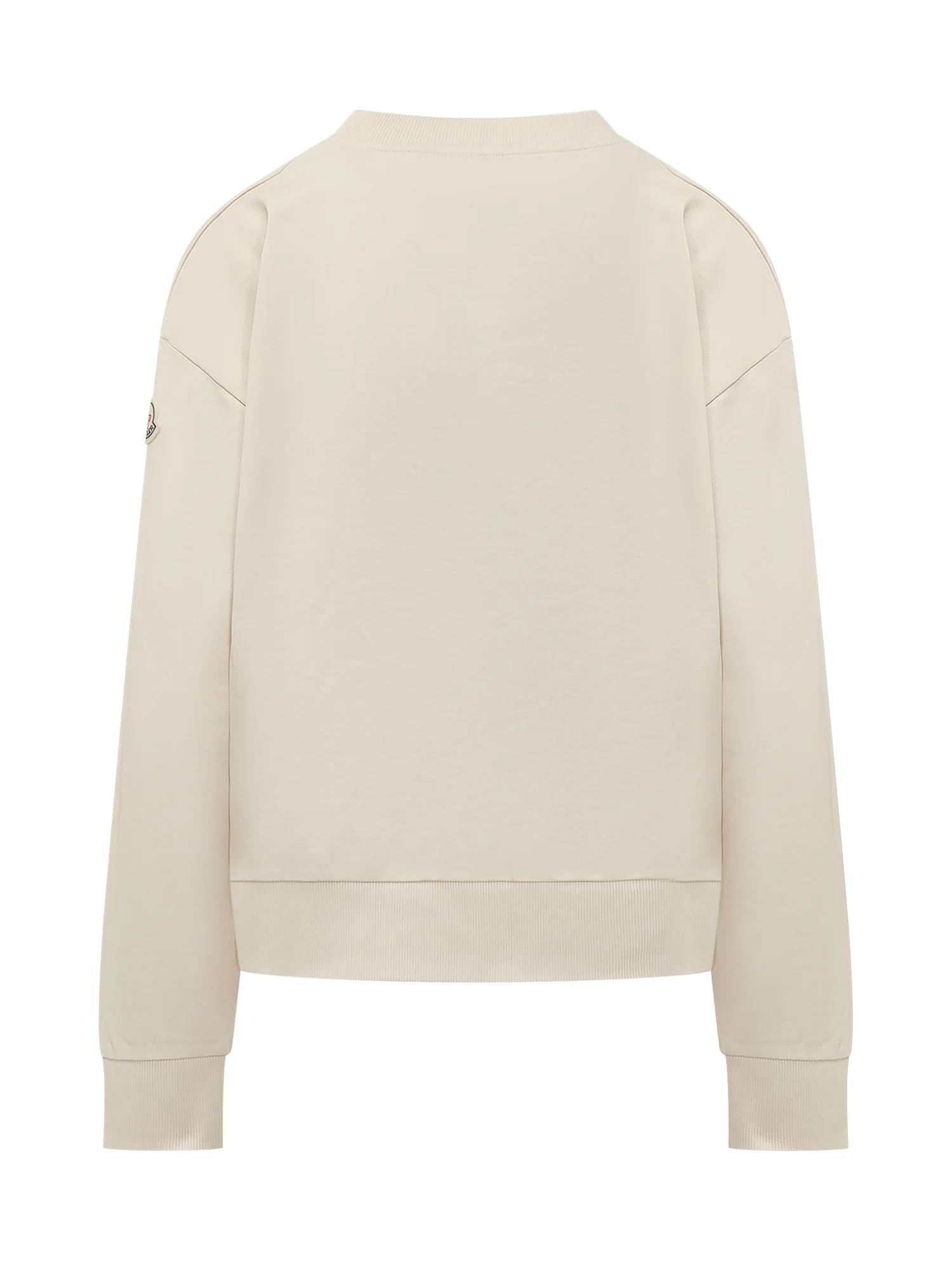 Moncler Front Embroidered Cotton Sweatshirt - Image 2