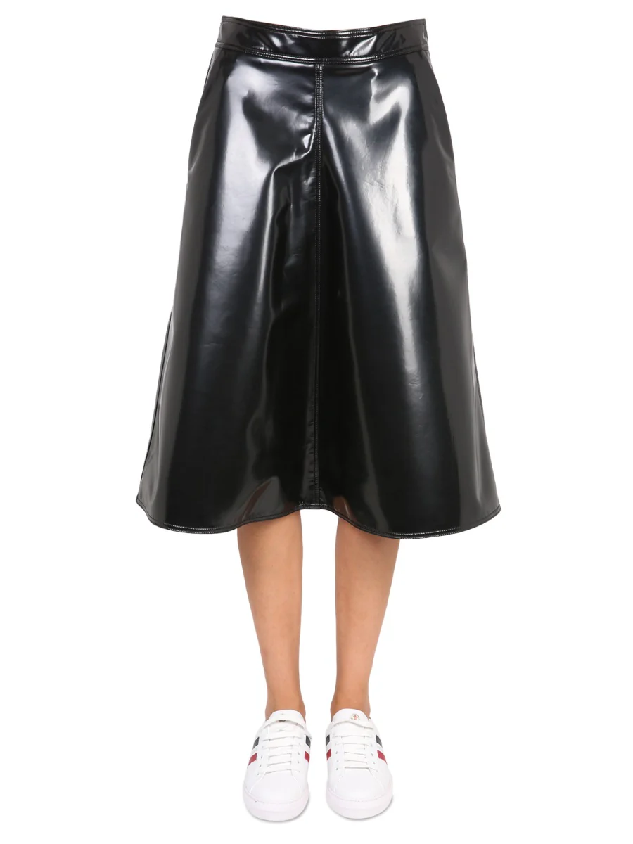 MONCLER GENIUS Patent Effect Skirt - Image 5