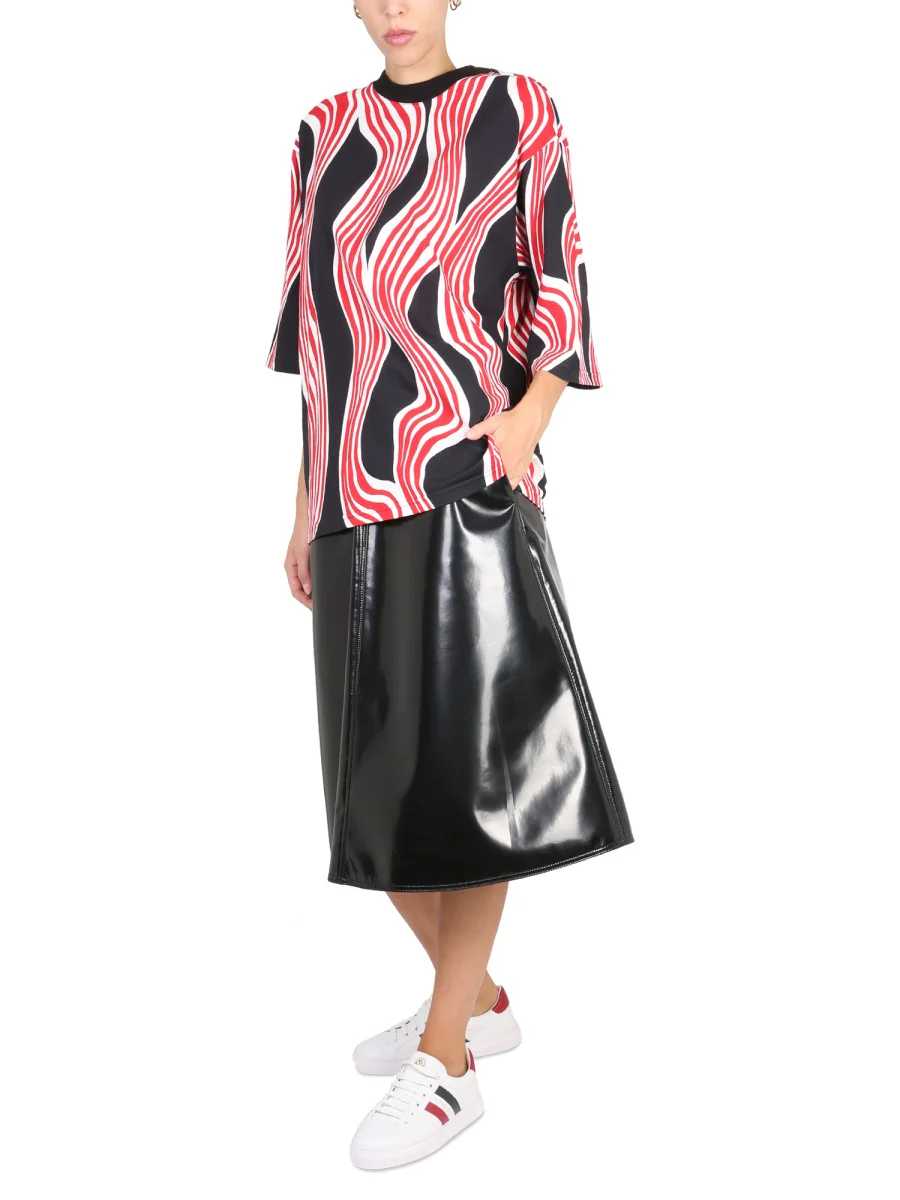 MONCLER GENIUS Patent Effect Skirt - Image 6