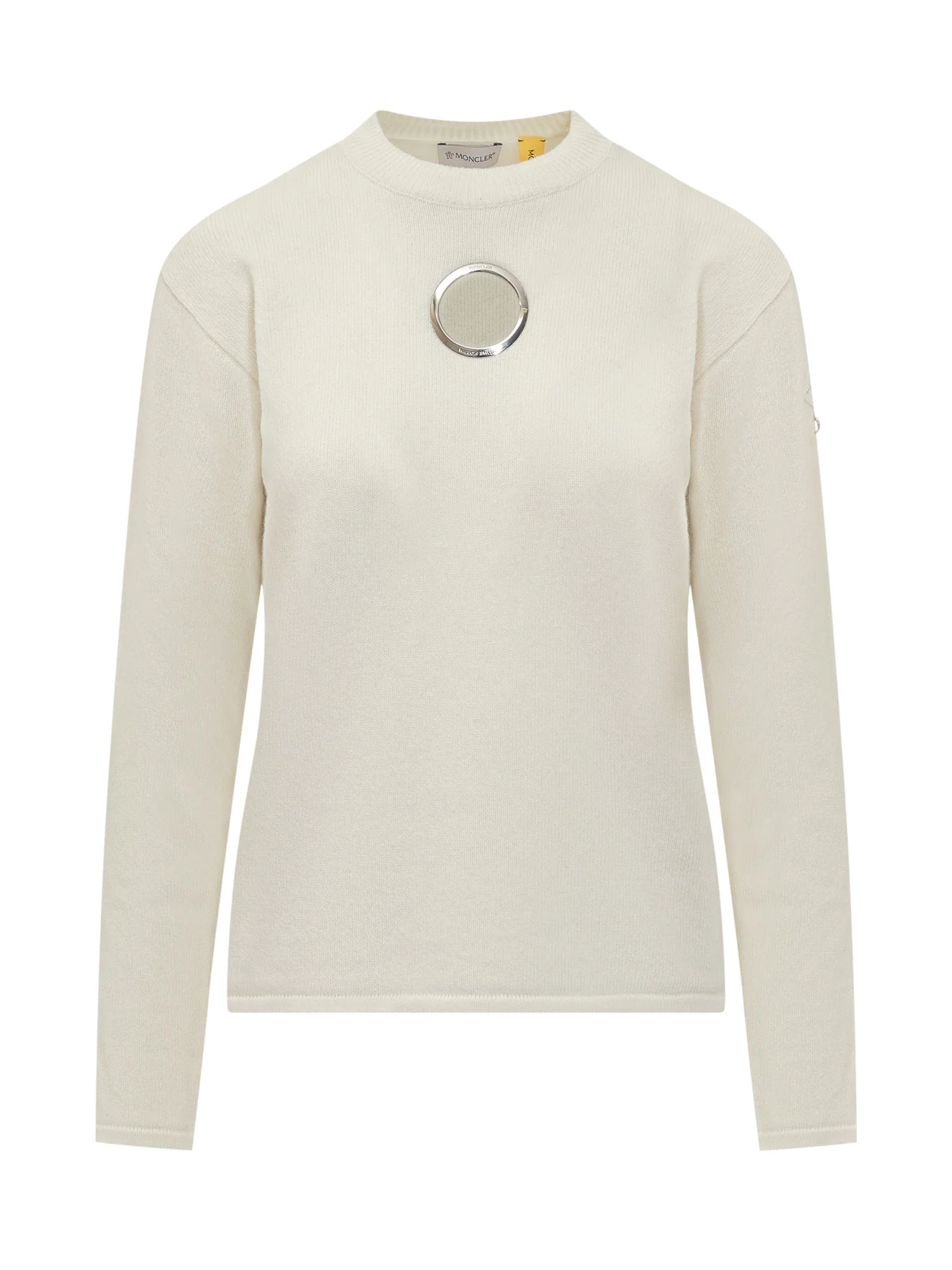 Moncler Genius Willow Smith Stylish Knit Sweater with Unique Neck Detail