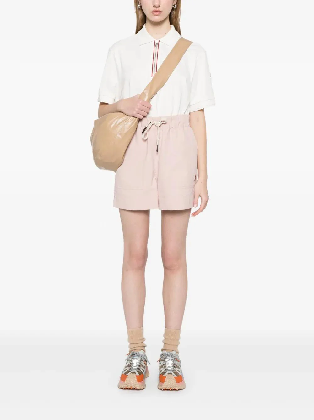 Moncler Grenoble Cotton Gabardine Mini Shorts - Image 2