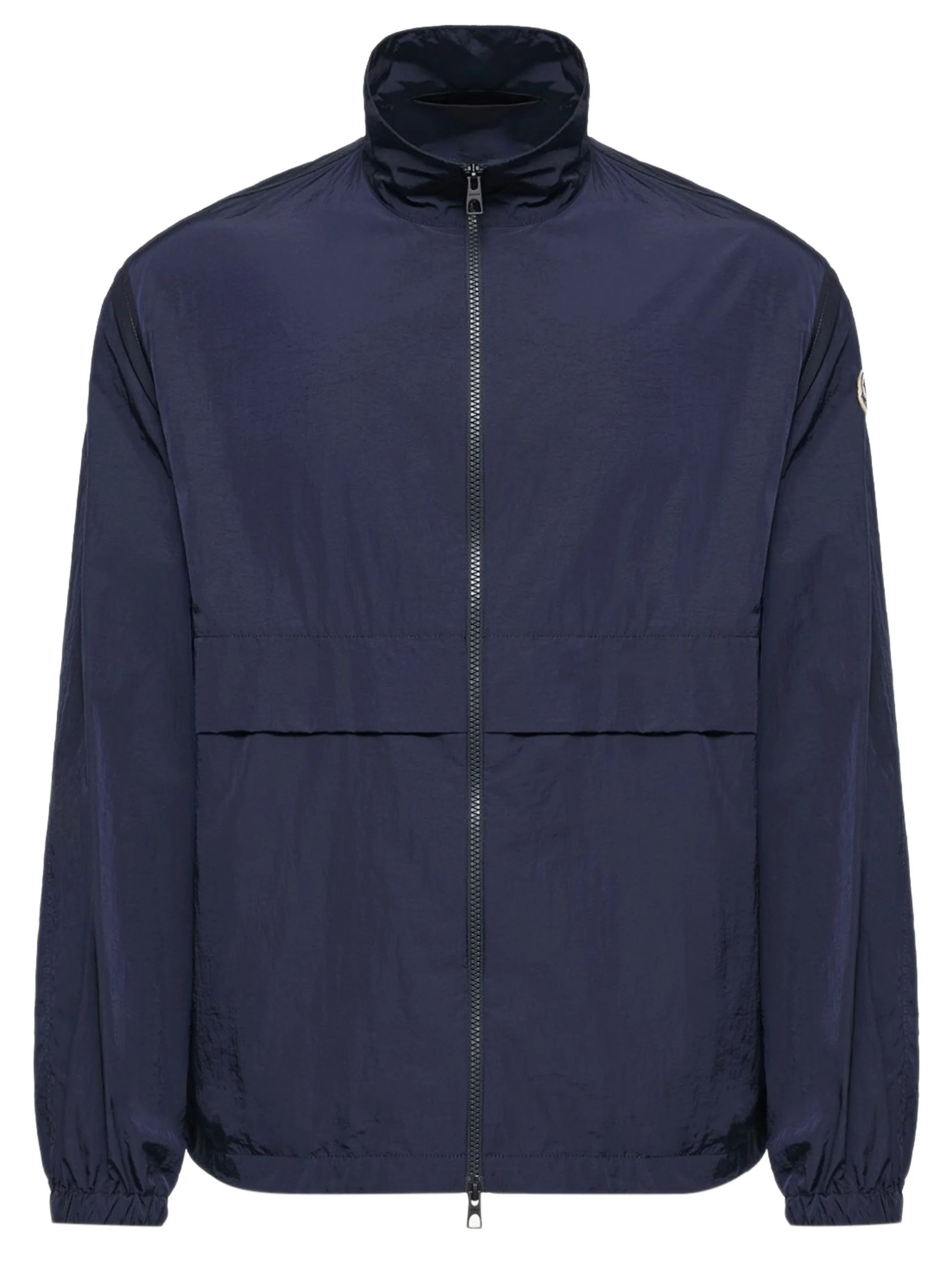 Moncler High Collar Zip Jacket with Pockets