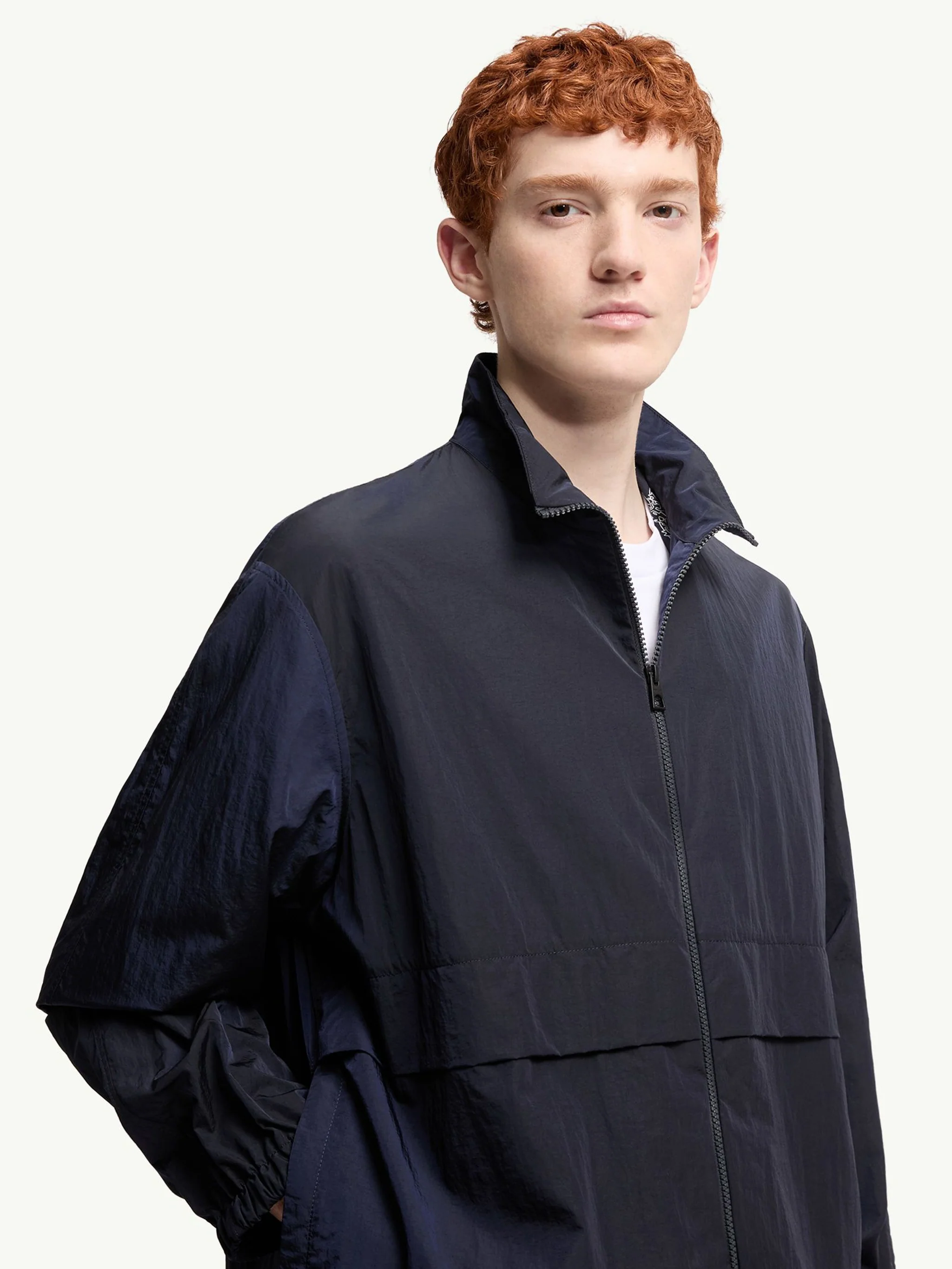 Moncler High Collar Zip Jacket with Pockets - Image 5