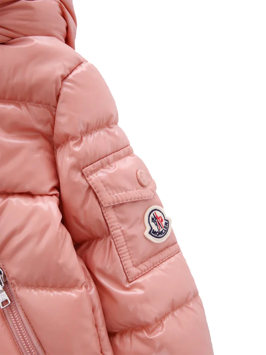 MONCLER Jacket with Logo and Hood - Image 3