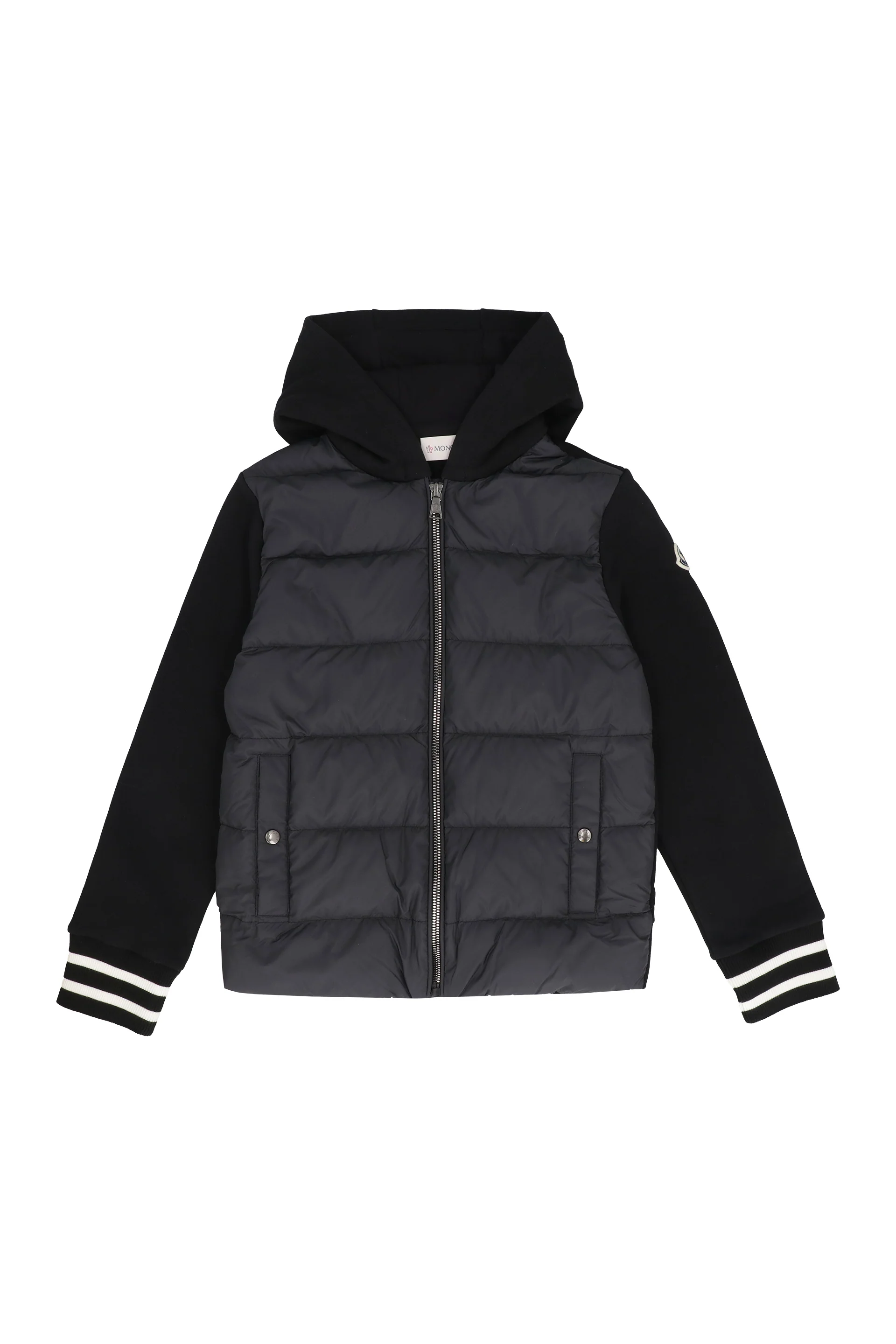 Moncler Kids Fleece-paneled Puffer Jacket