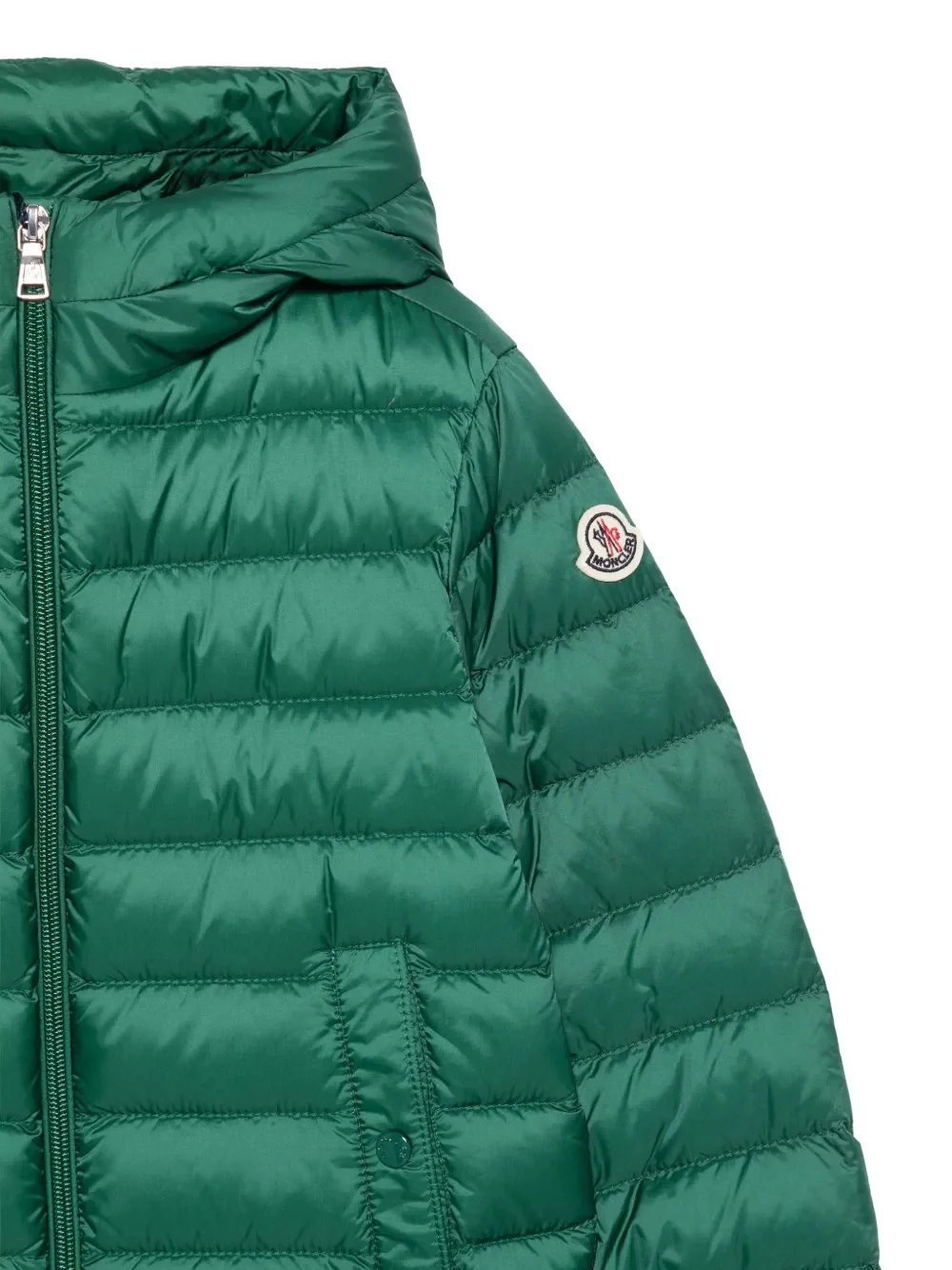 Moncler Kids Kids Down-Filled Hooded Coat with Snap Pockets - Image 3