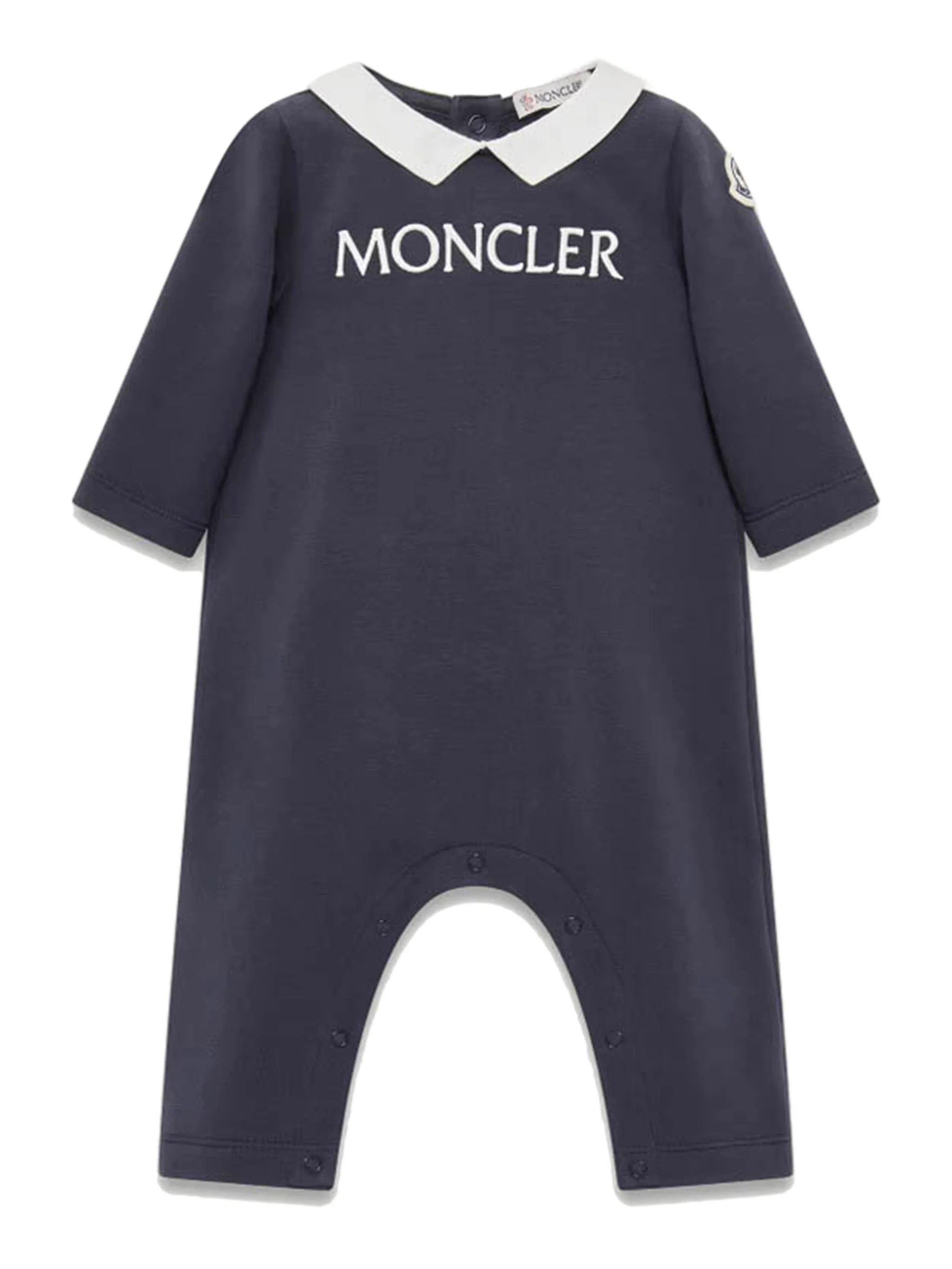 Moncler Kids Kids' Long Sleeve Cotton Poplin Shirt