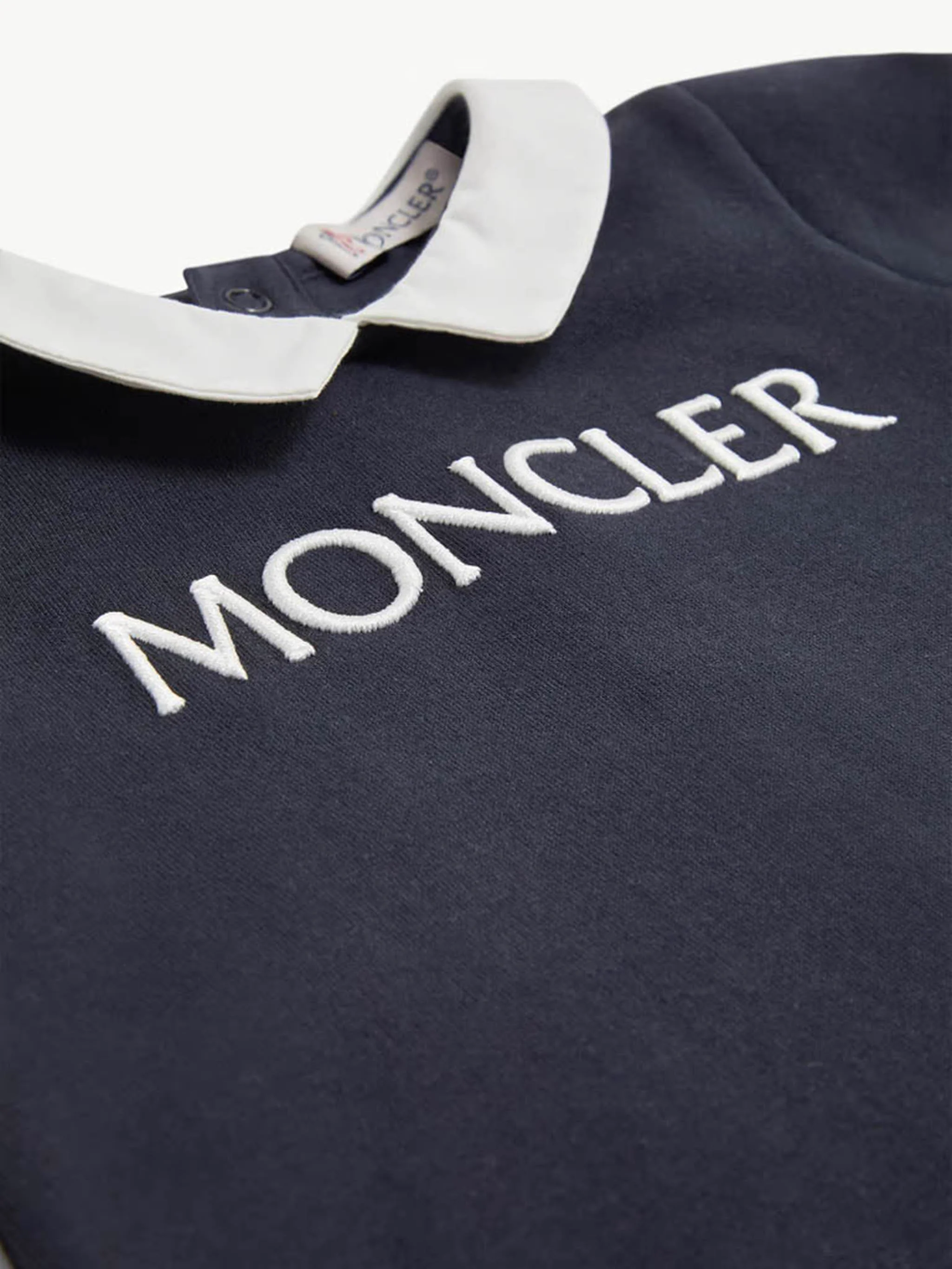 Moncler Kids Kids' Long Sleeve Cotton Poplin Shirt - Image 3