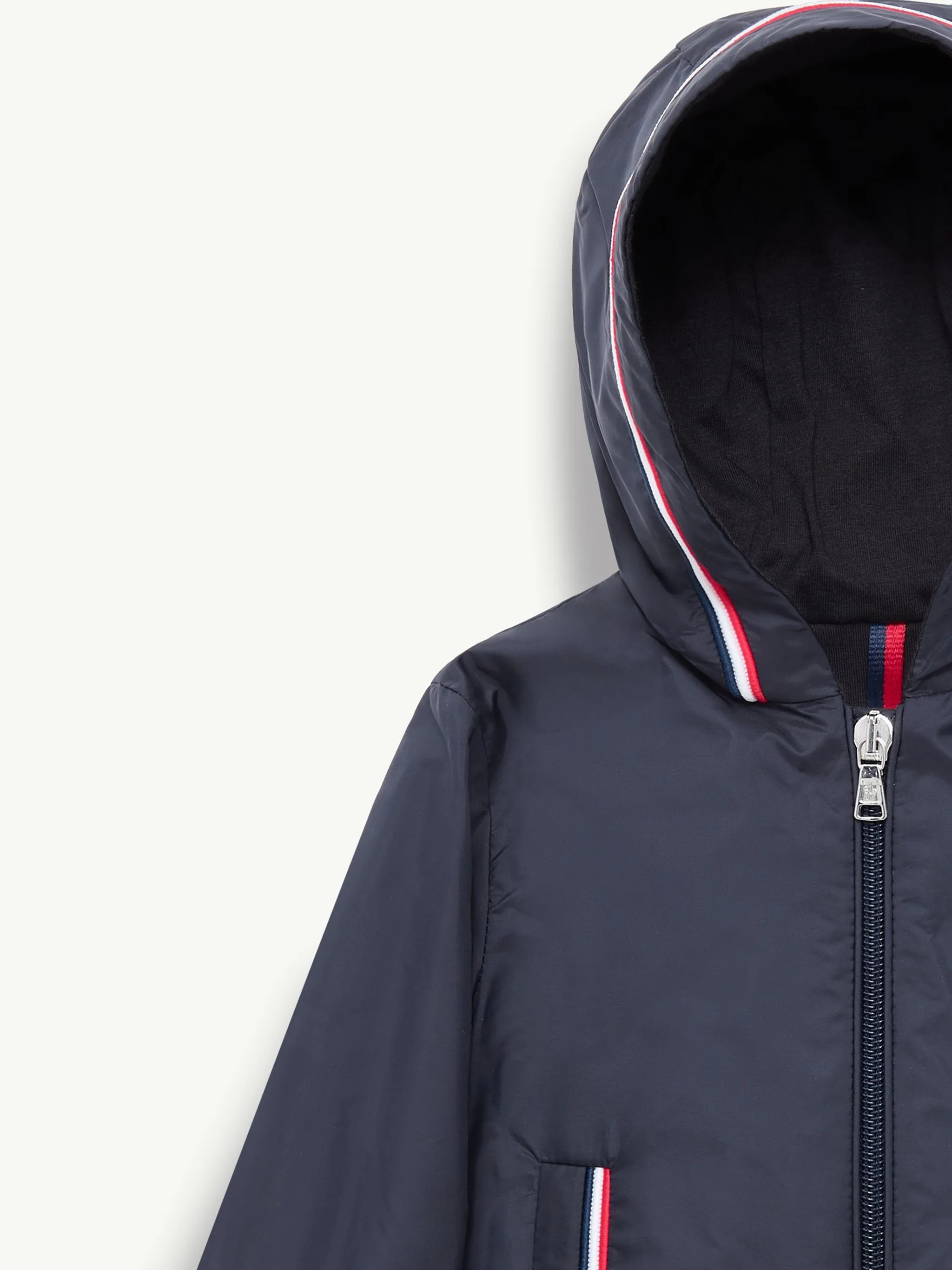 Moncler Kids Kids' Mini Cotton Jersey Lined Hooded Jacket - Image 3