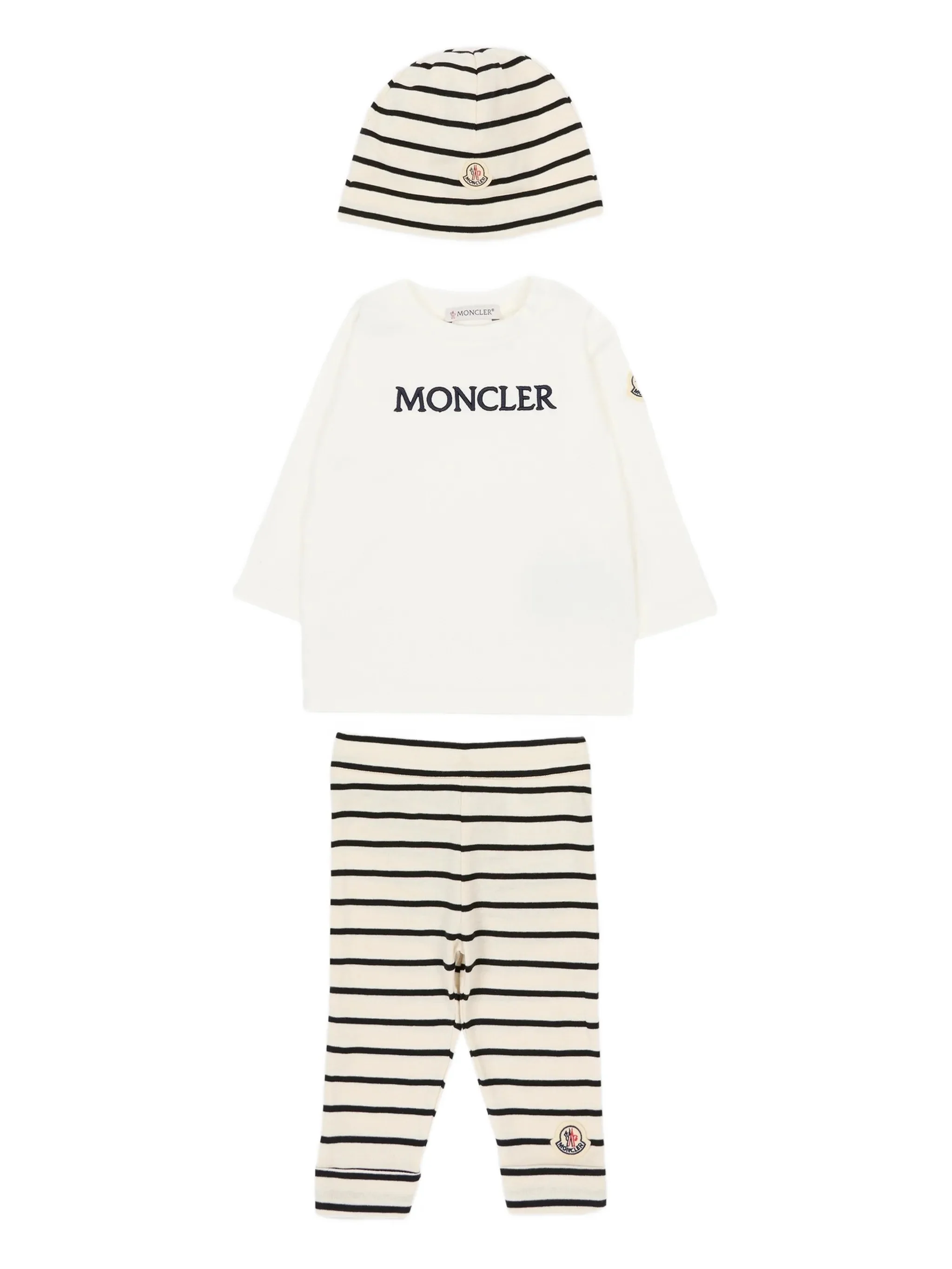 Moncler Kids Kids' Mini Interlock Cotton Outfit with Matching Hat