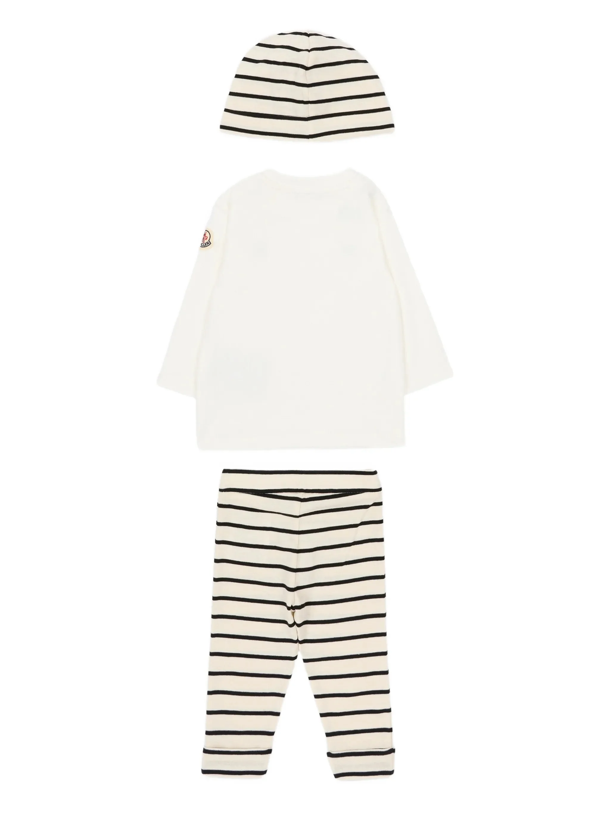 Moncler Kids Kids' Mini Interlock Cotton Outfit with Matching Hat - Image 2