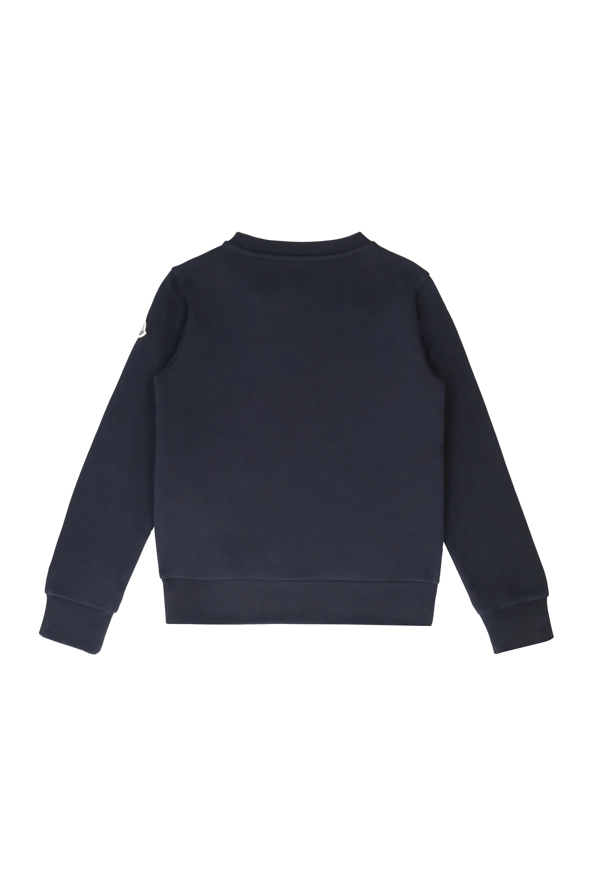 Moncler Kids Logo-print Cotton Crew-neck Sweatshirt - Image 2