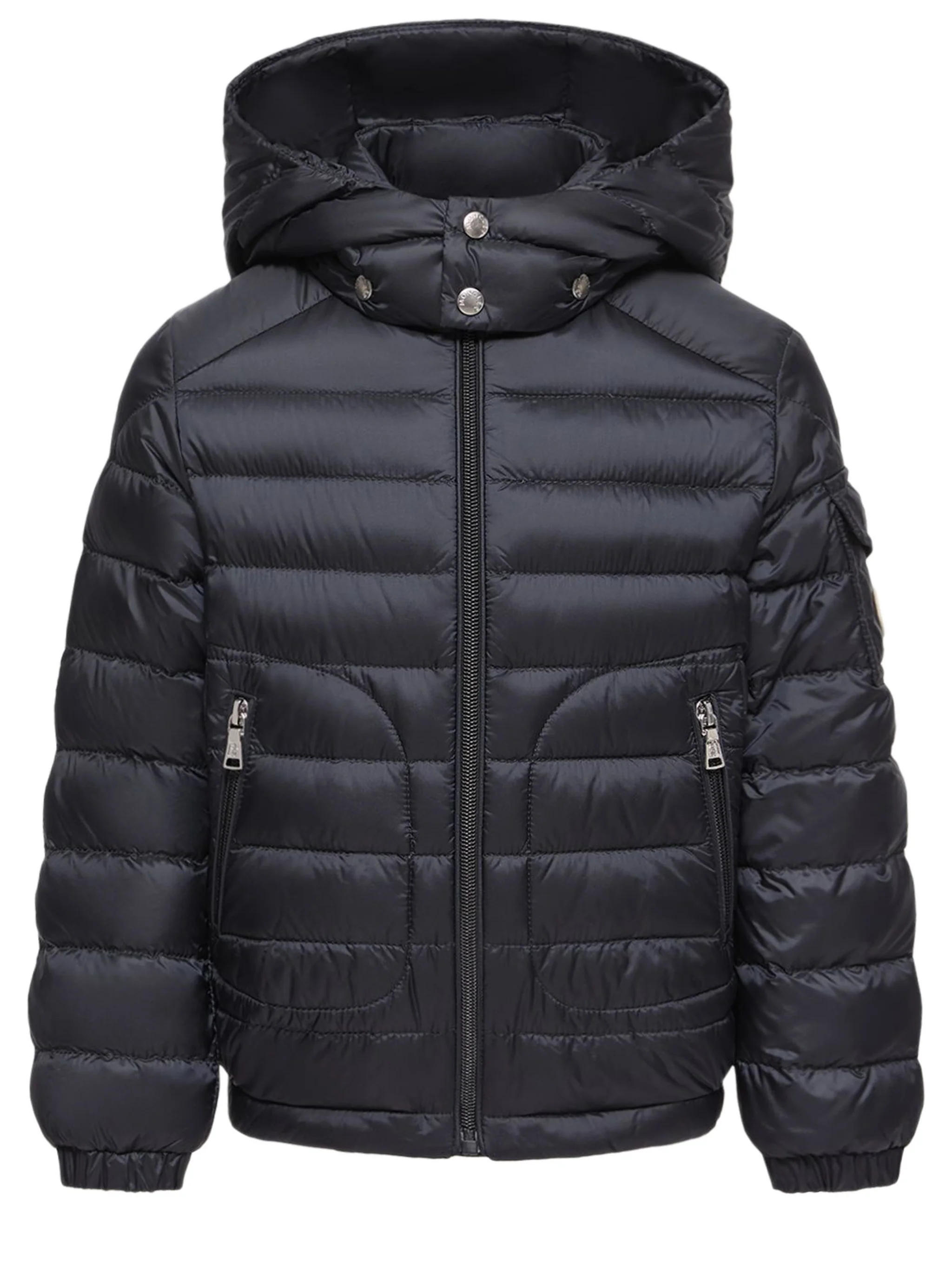 Moncler Kids Mini Boys' Down-Filled Jacket with Detachable Hood