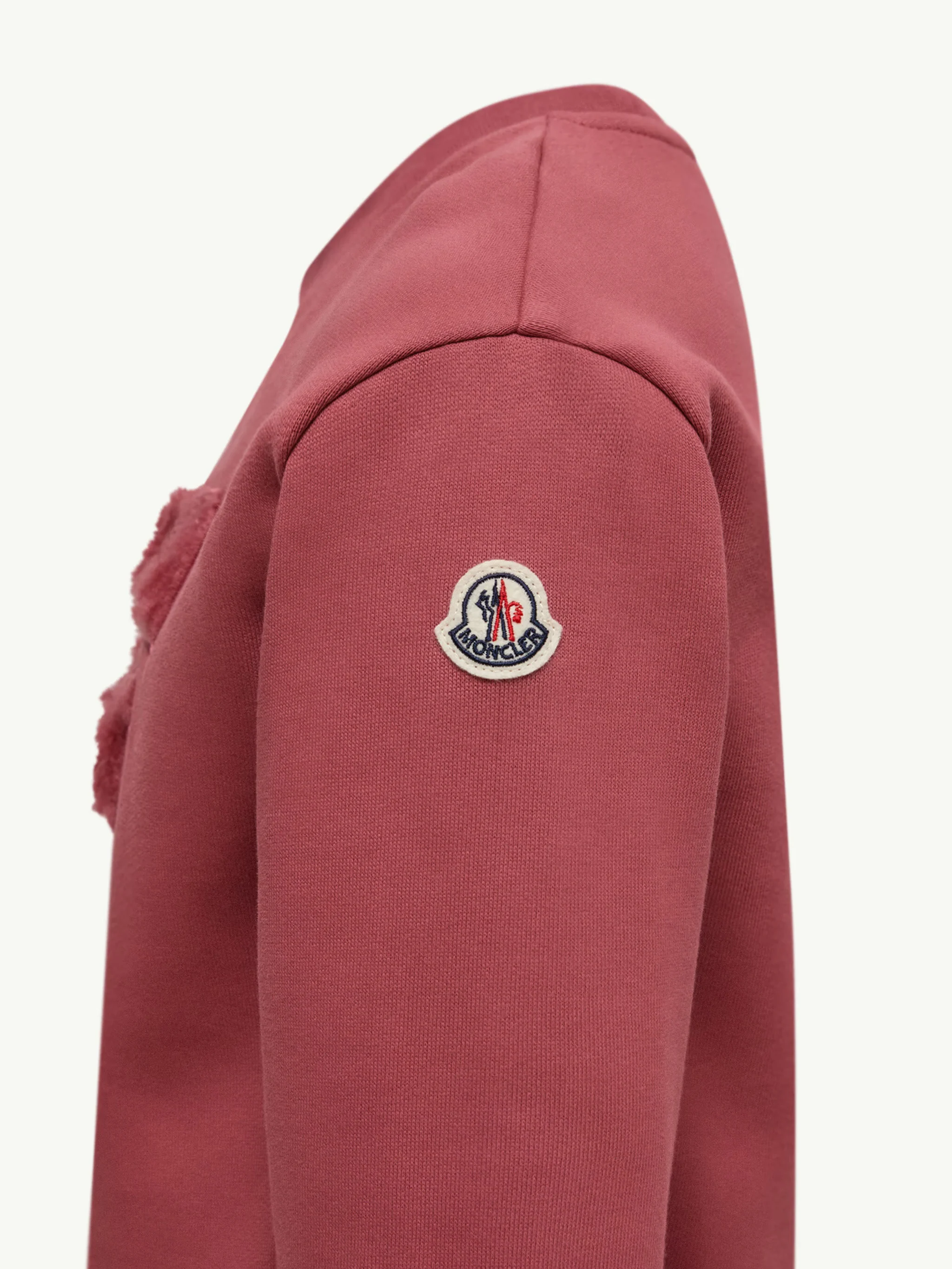 Moncler Kids Mini Cotton Jersey Sweatshirt with Logo and Decorative Cuffs - Image 4