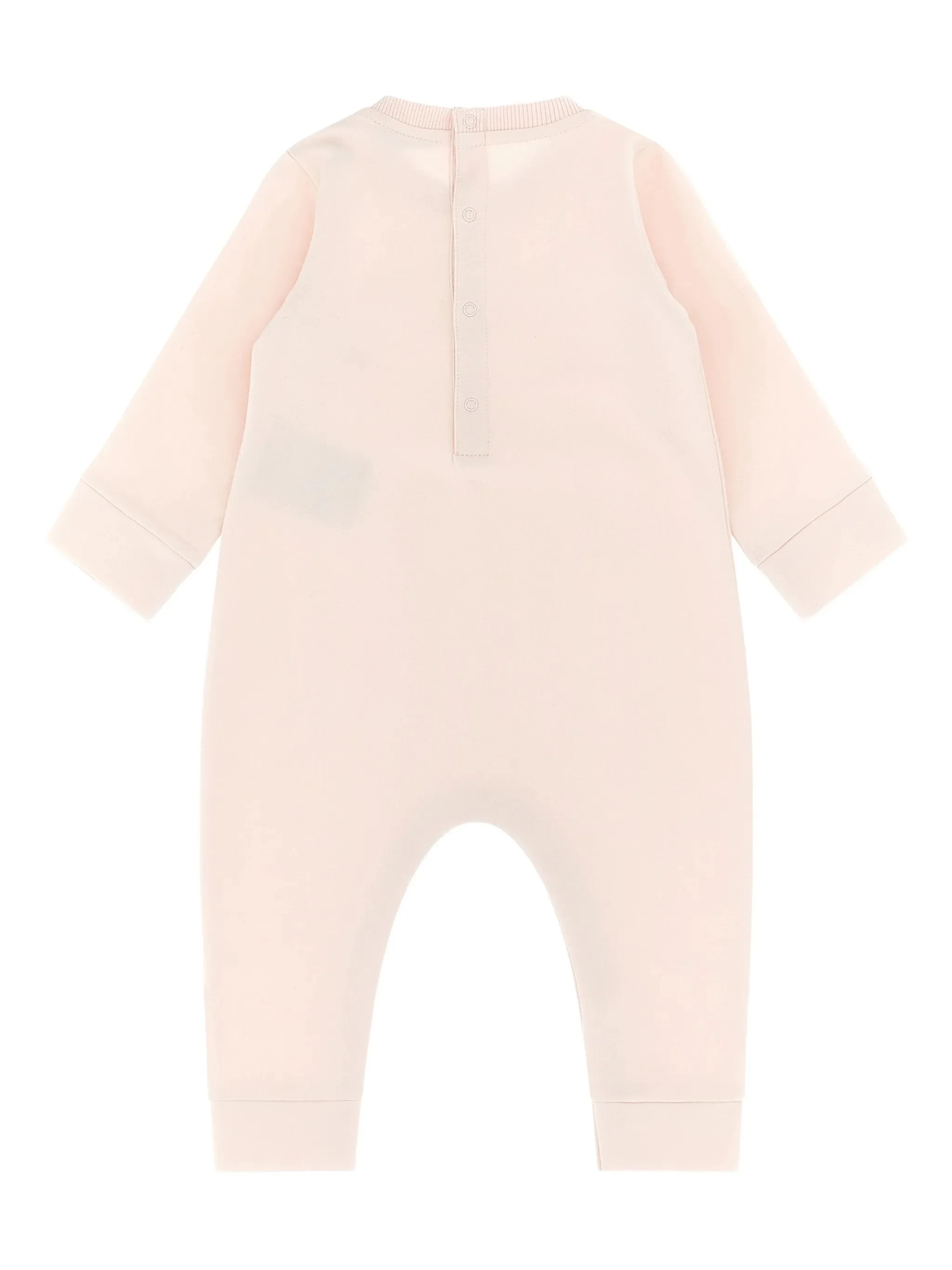 Moncler Kids Mini Stretch Cotton Jersey Long Sleeve Bodysuit - Image 2