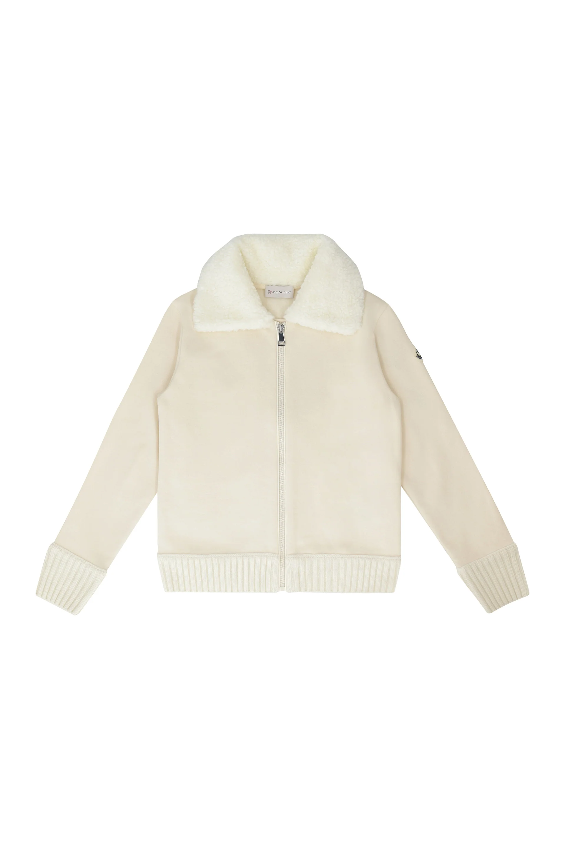 Moncler Kids Teddy Zip-Up Hoodie