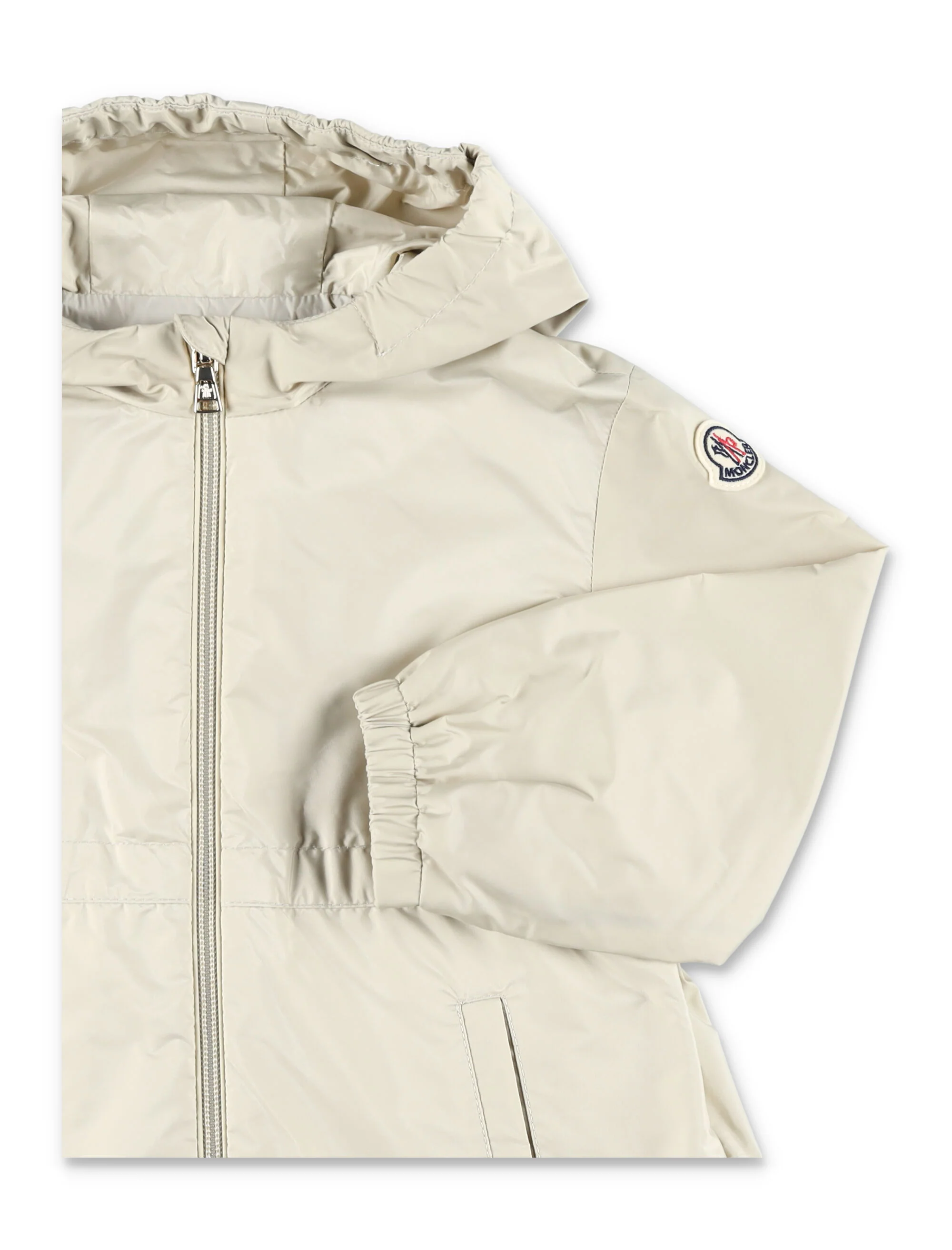 Moncler Lightweight Hooded Jacket with Pleated Back Design - Image 2