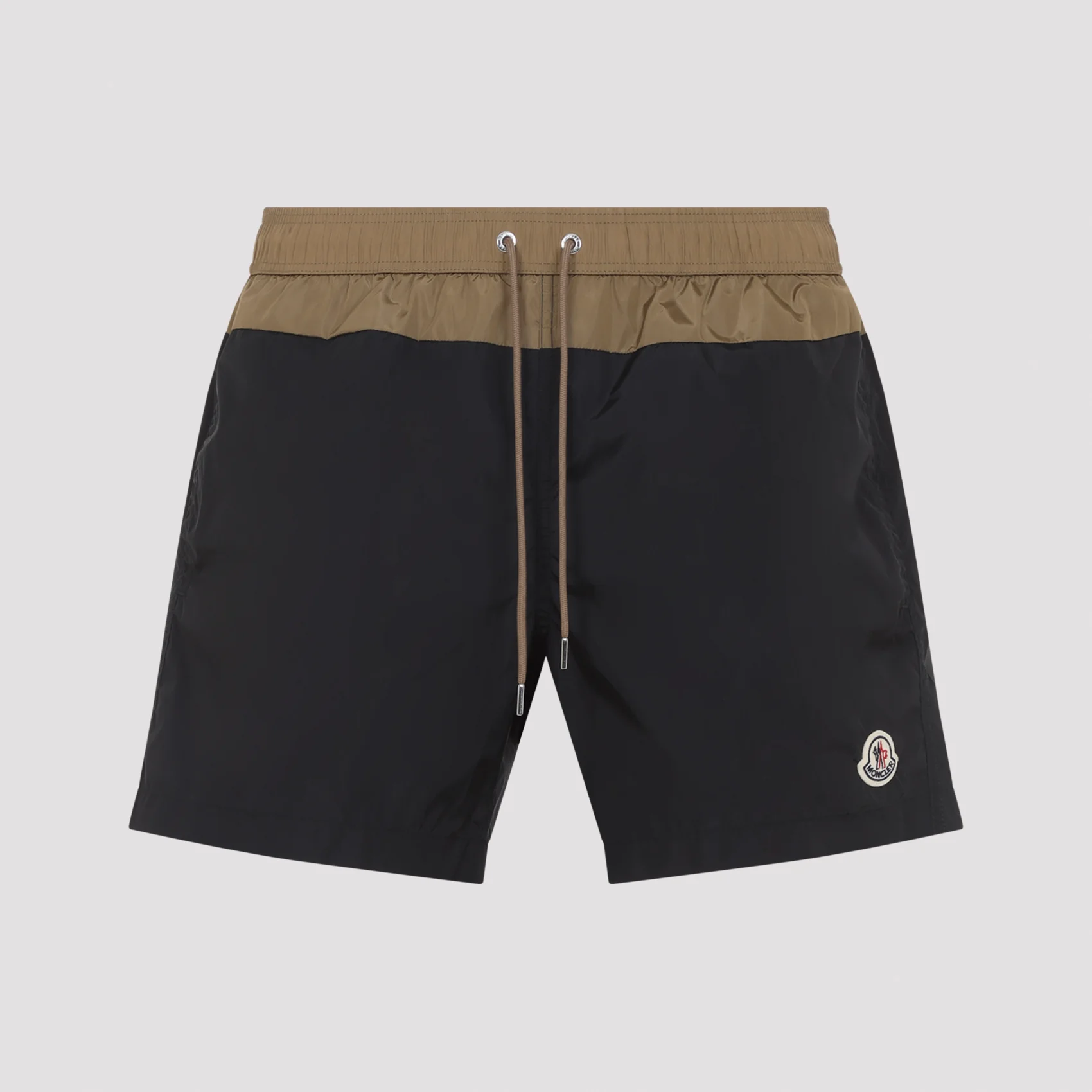 Moncler Logo Patch Swim Shorts