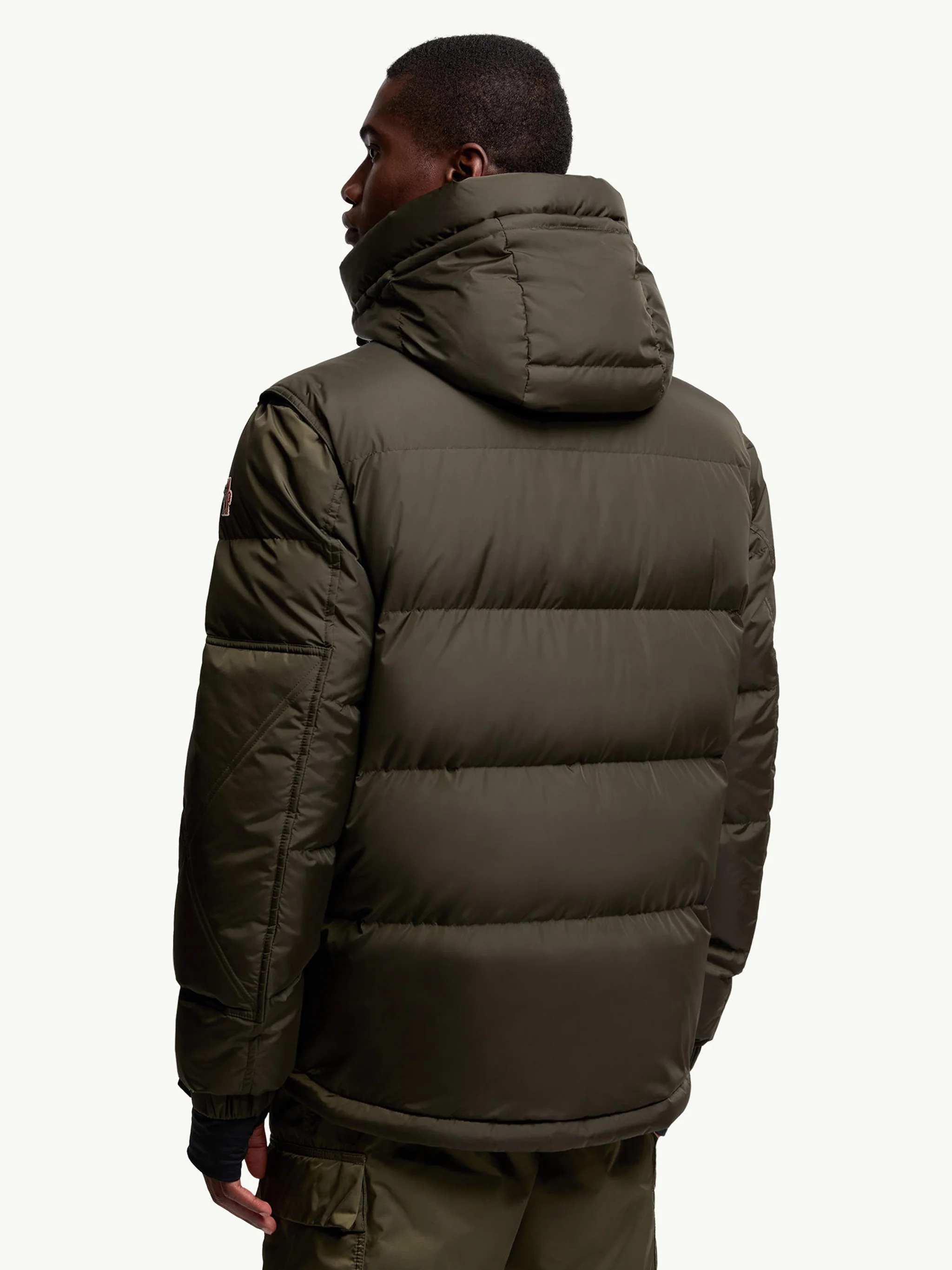 Moncler Men's Down-Filled Mini Jacket with Adjustable Hood - Size 2 - Image 5