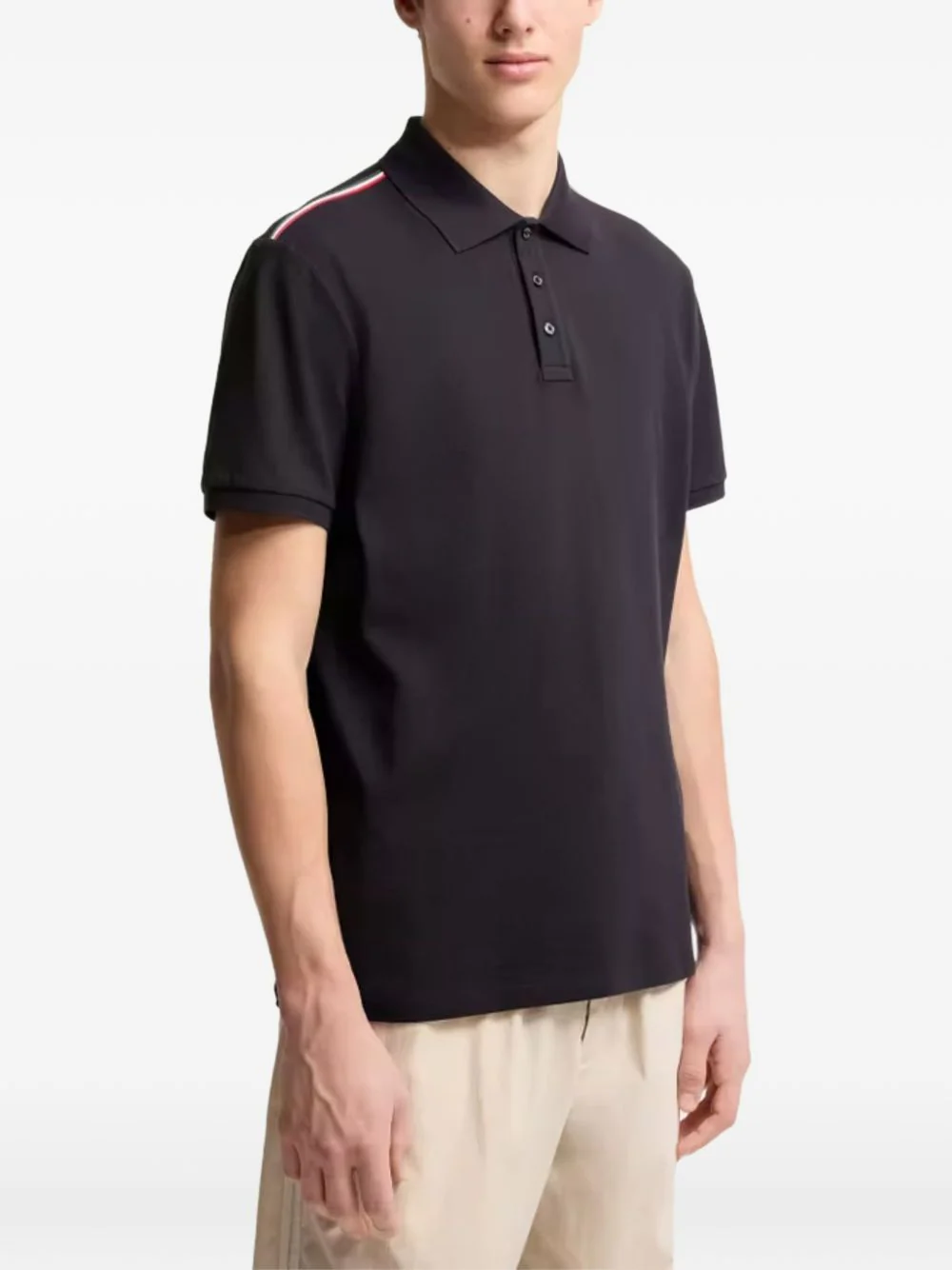 Moncler Men's Mini Polo Shirt - SS26 Collection - Image 3
