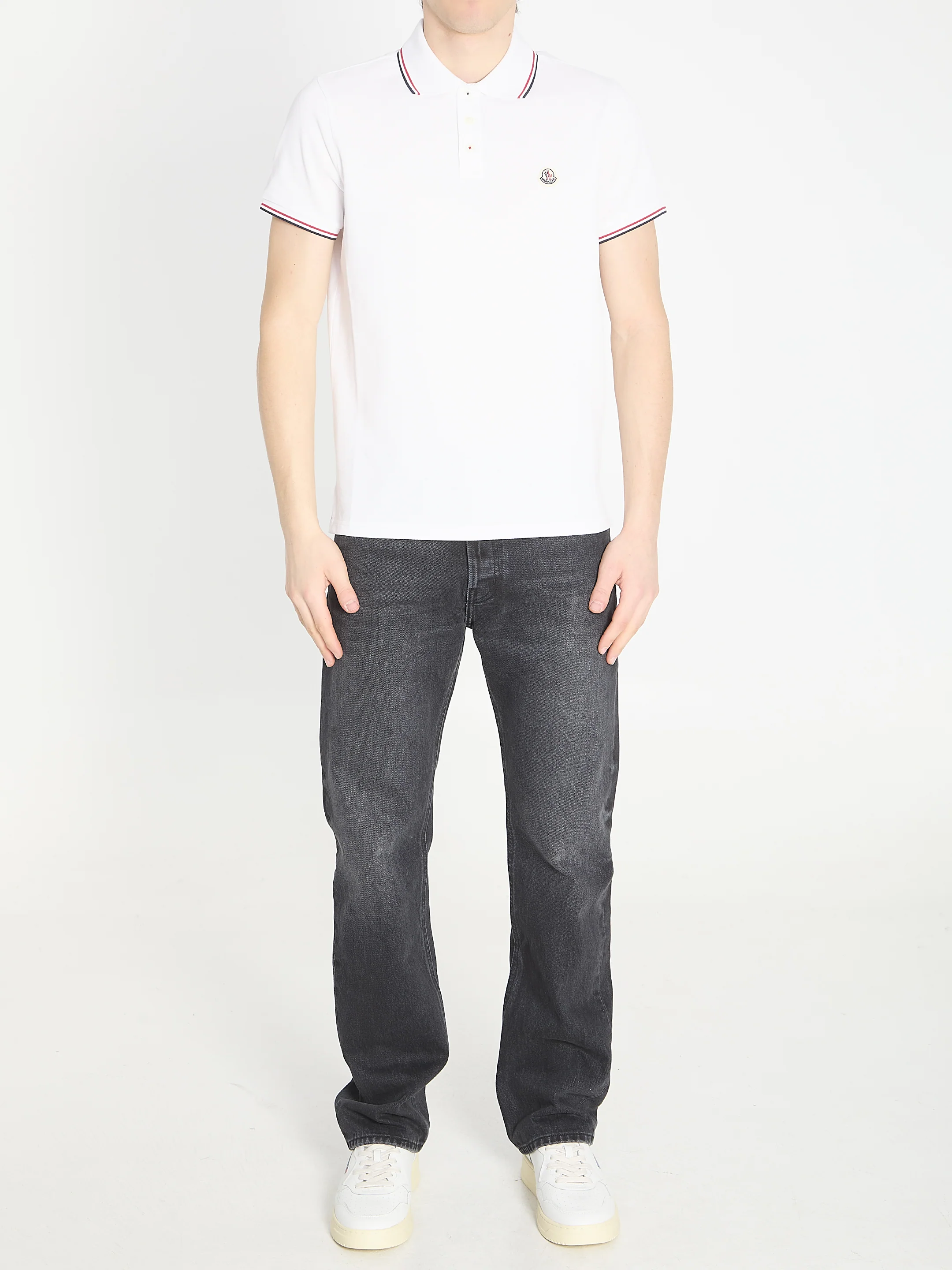 Moncler Men's SS Mini Polo - Image 5