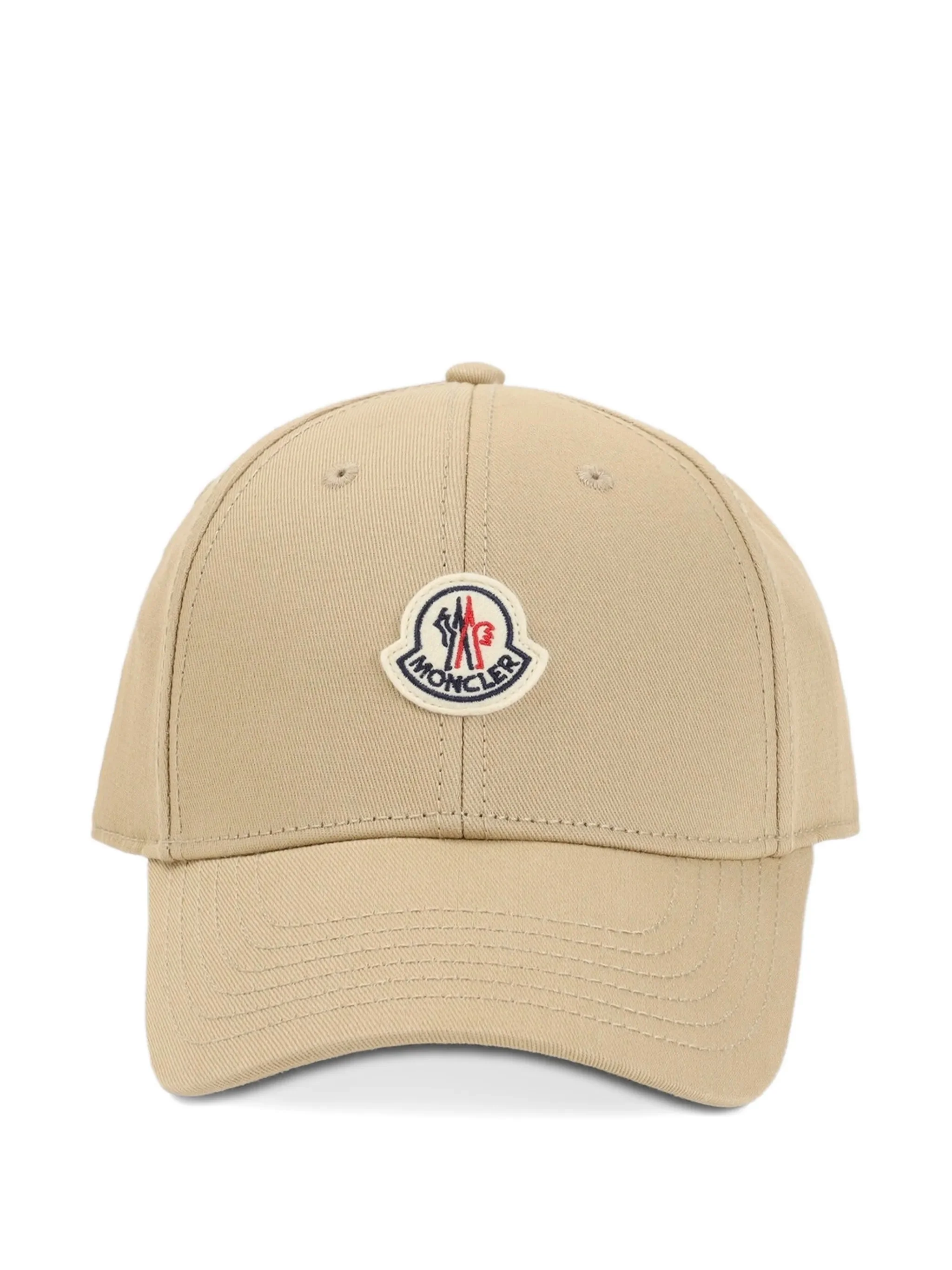 Moncler Mini Cotton Gabardine Hat with Adjustable Tab